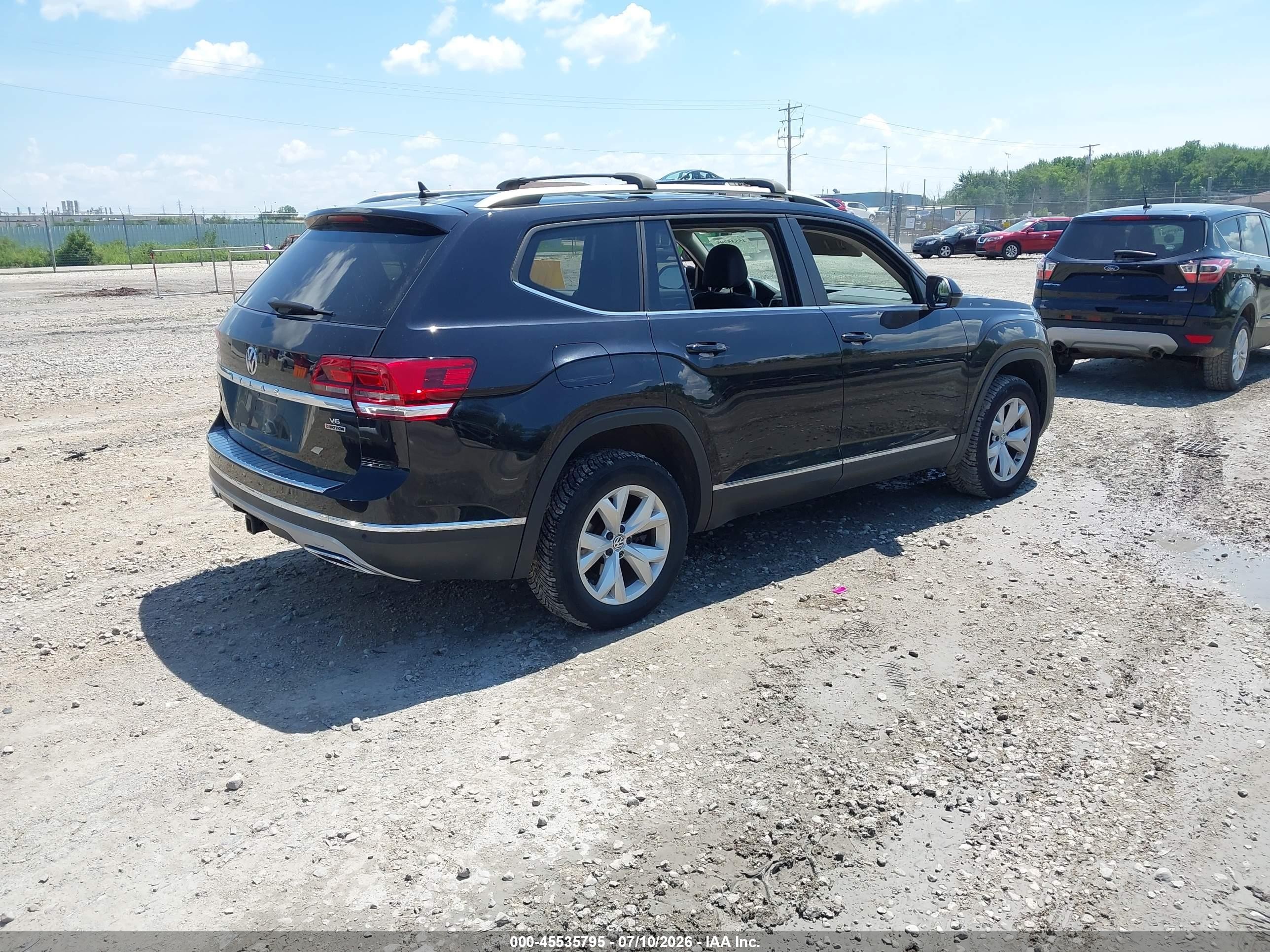 2018 Volkswagen Atlas 3.6l V6 Sel Blue vin: 1V2MR2CA2JC594273