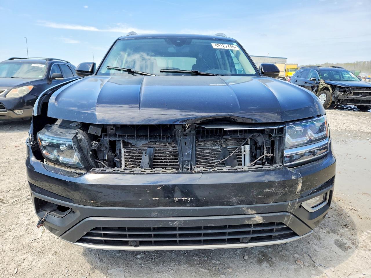 2018 Volkswagen Atlas Sel Black vin: 1V2MR2CA4JC573554