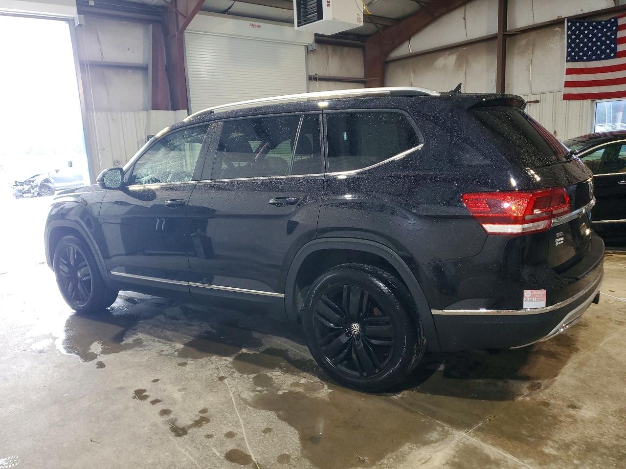 2019 Volkswagen Atlas Sel Black vin: 1V2MR2CA6KC521439
