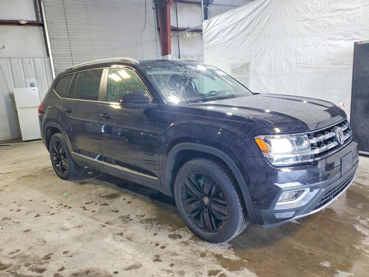 2019 Volkswagen Atlas Sel Black vin: 1V2MR2CA6KC521439
