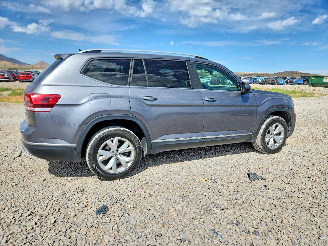 2018 Volkswagen Atlas Sel Серый vin: 1V2MR2CA7JC571698