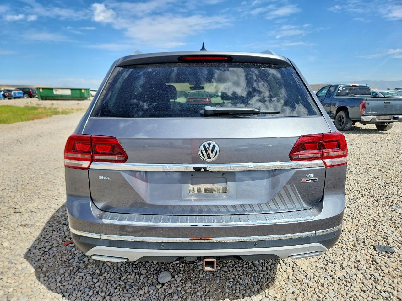2018 Volkswagen Atlas Sel Серый vin: 1V2MR2CA7JC571698