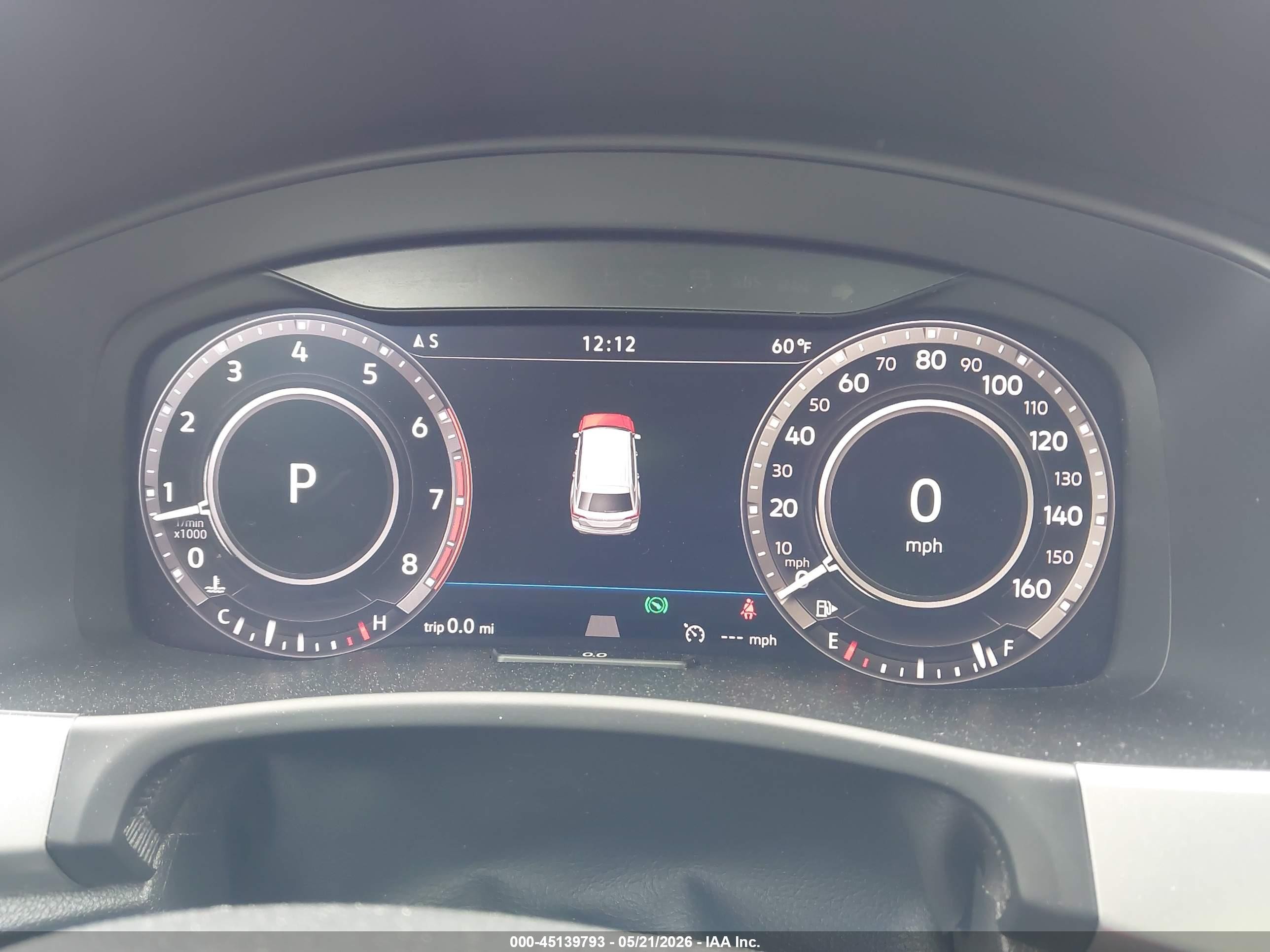2019 Volkswagen Atlas 3.6l V6 Sel Синий vin: 1V2MR2CA9KC537988