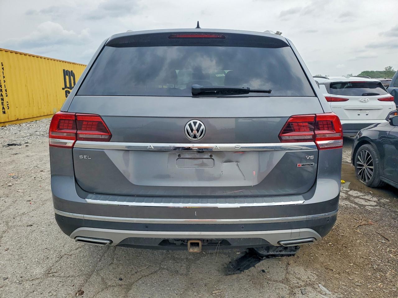 2019 Volkswagen Atlas Sel Premium Gray vin: 1V2NR2CA0KC582676
