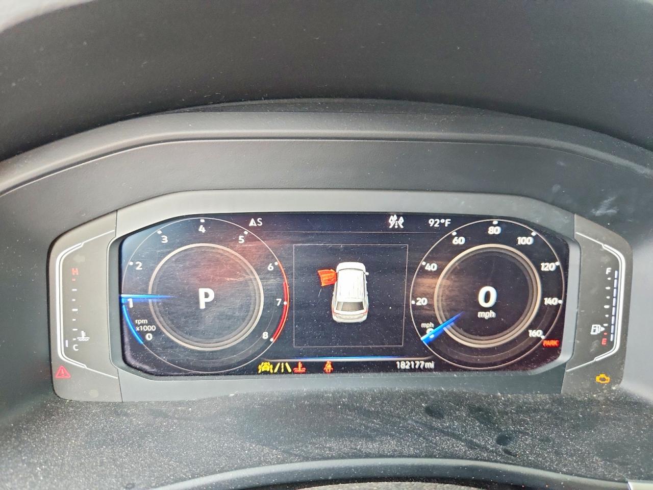 2019 Volkswagen Atlas Sel Premium White vin: 1V2NR2CA2KC552000