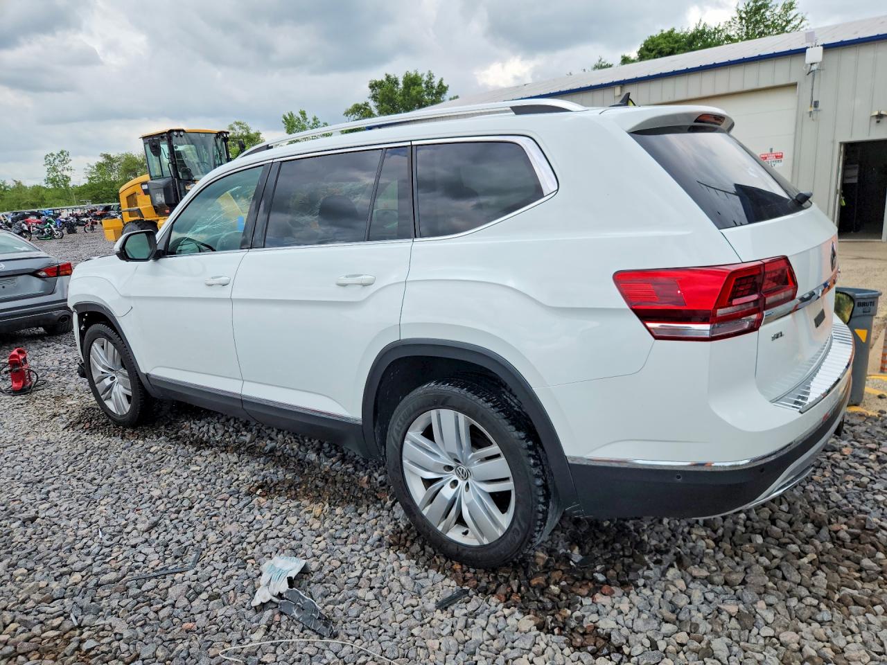 2019 Volkswagen Atlas Sel Premium White vin: 1V2NR2CA2KC552000