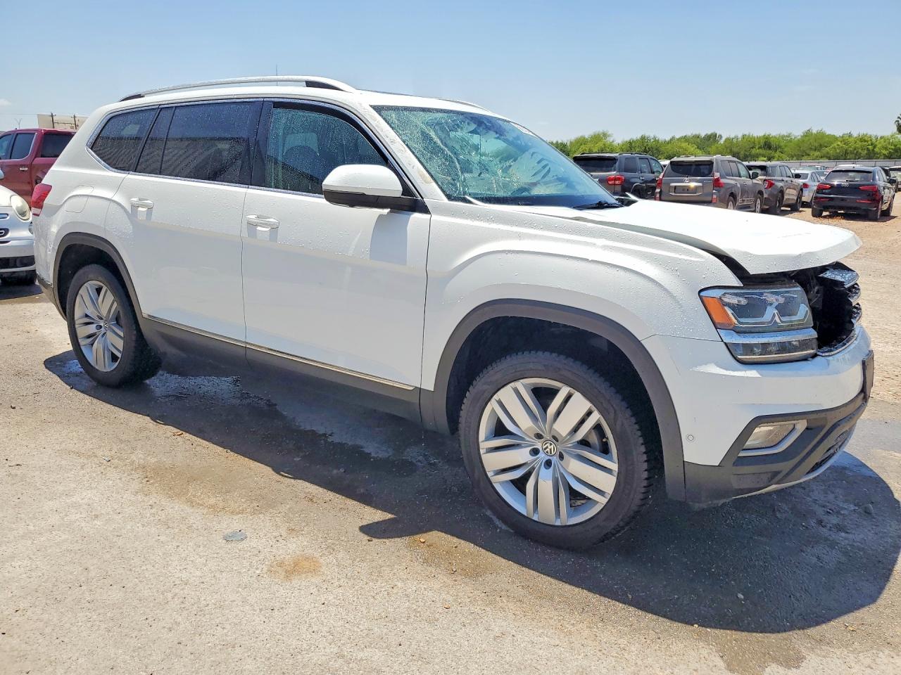 2019 Volkswagen Atlas Sel Premium Белый vin: 1V2NR2CA2KC552000