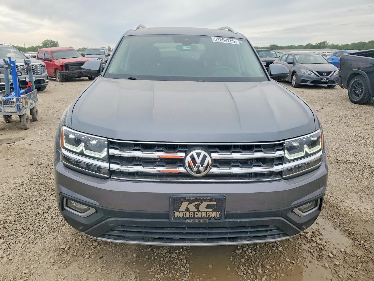 2019 Volkswagen Atlas Sel Premium Gray vin: 1V2NR2CA3KC621390