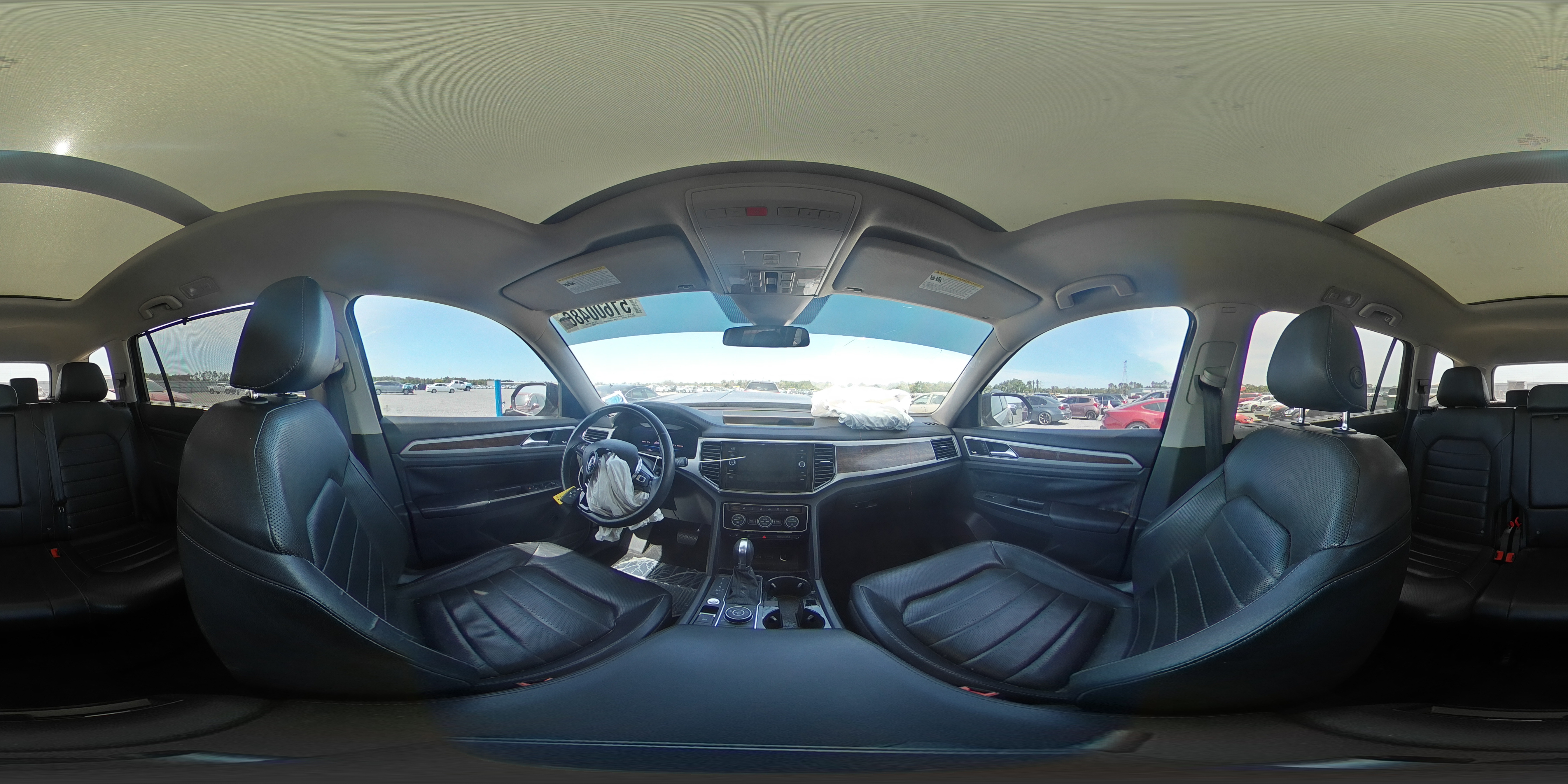 2018 Volkswagen Atlas Sel Premium Черный vin: 1V2NR2CA4JC579049