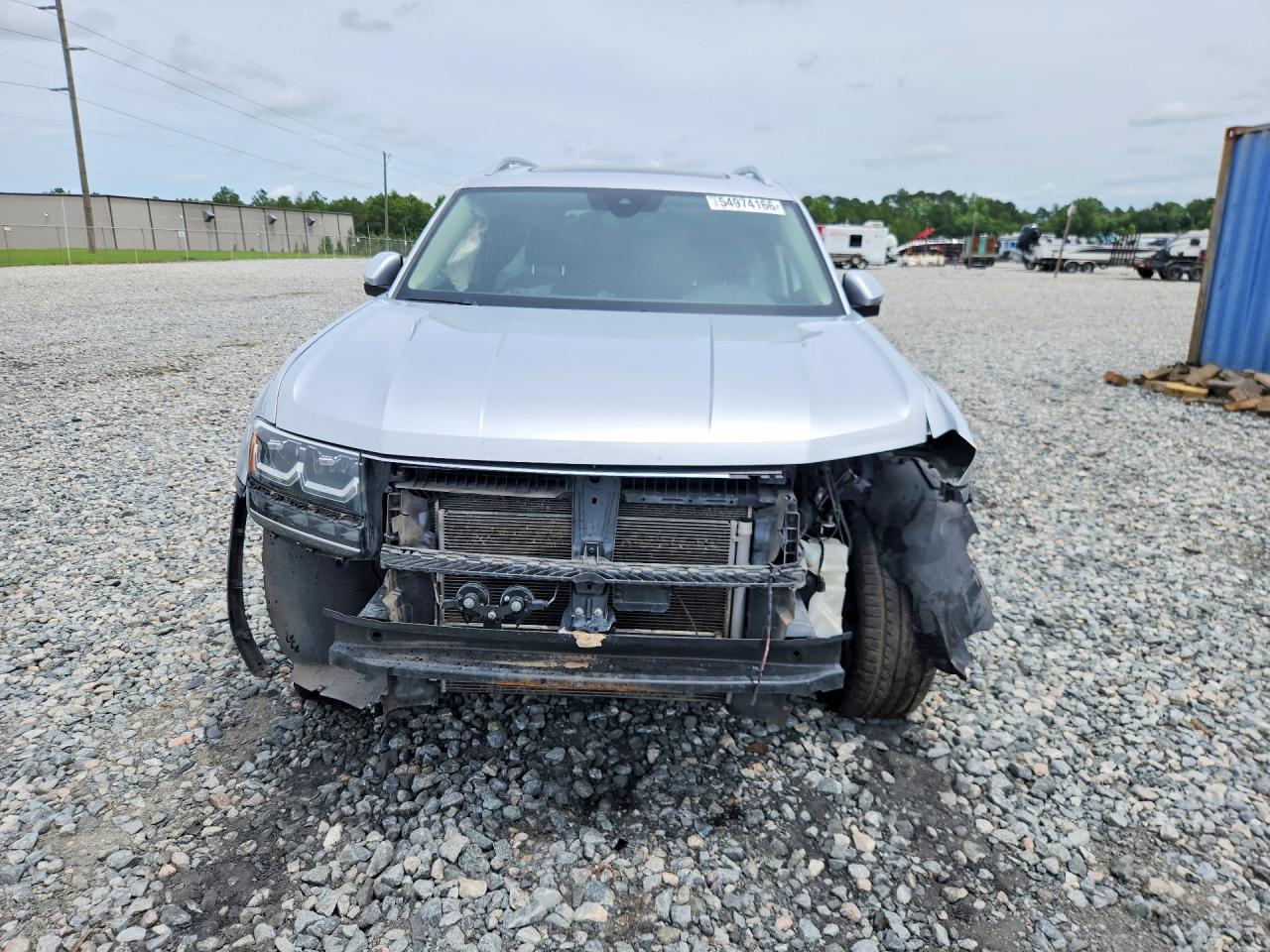 2018 Volkswagen Atlas Sel Premium Серебряный vin: 1V2NR2CA5JC507261
