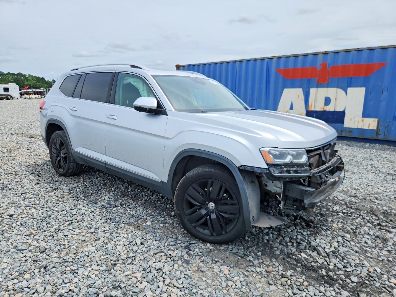 2018 Volkswagen Atlas Sel Premium Серебряный vin: 1V2NR2CA5JC507261