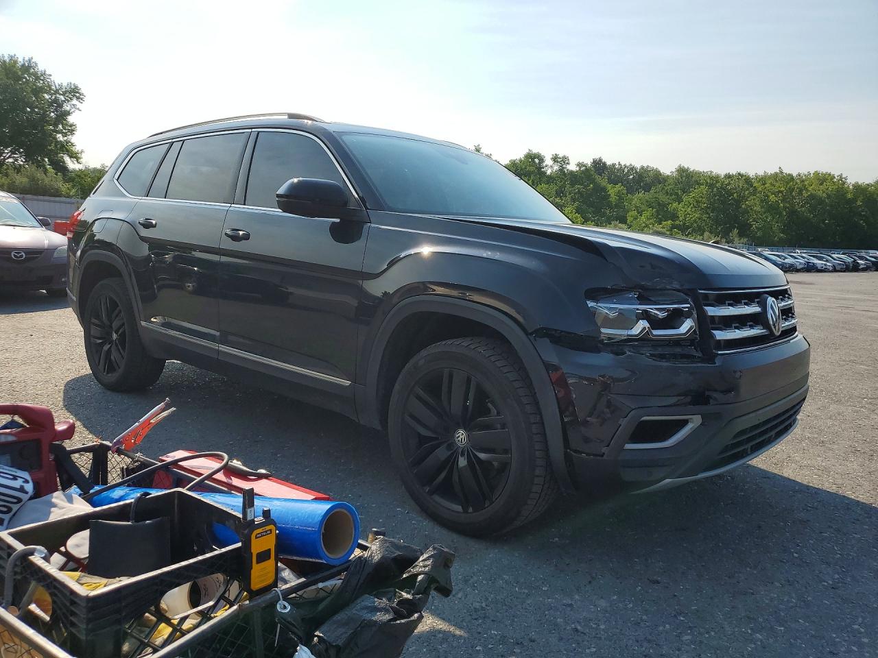 2019 Volkswagen Atlas Sel Premium Black vin: 1V2NR2CA9KC612631