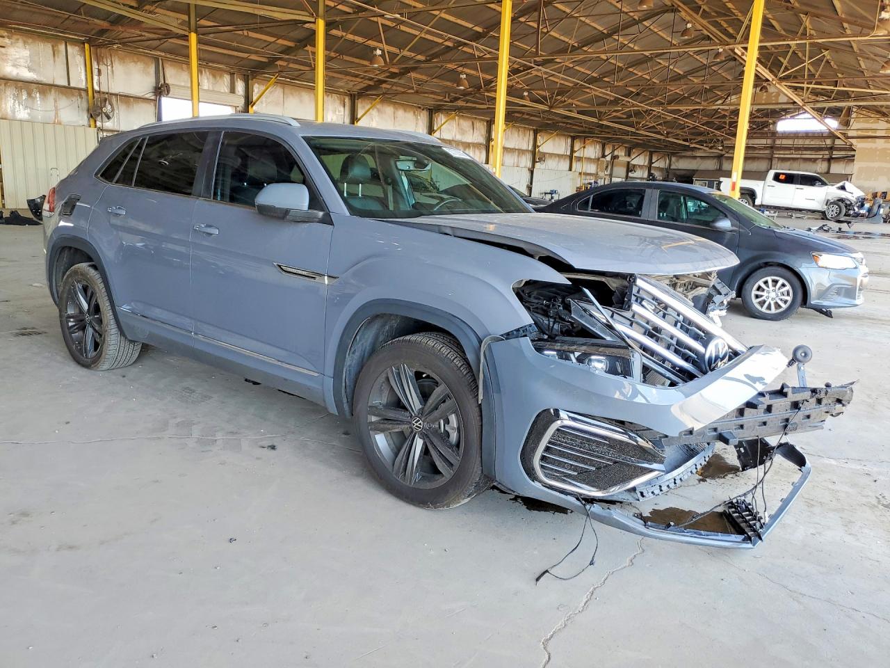 2021 Volkswagen Atlas Cross Sport Se Blue vin: 1V2PE2CA3MC207405