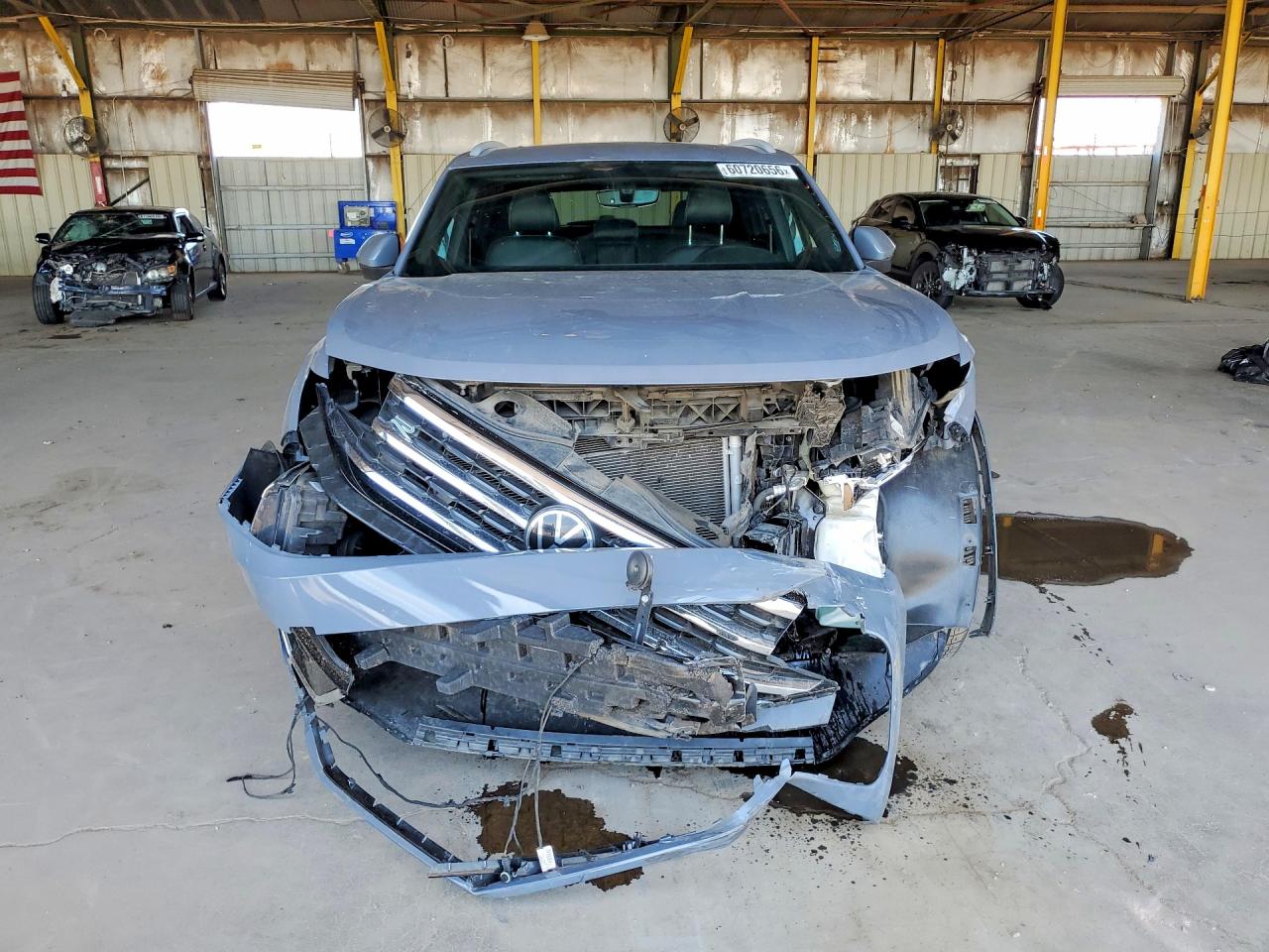2021 Volkswagen Atlas Cross Sport Se Blue vin: 1V2PE2CA3MC207405