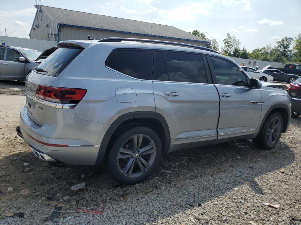 2021 Volkswagen Atlas Se Silver vin: 1V2RR2CA6MC579687