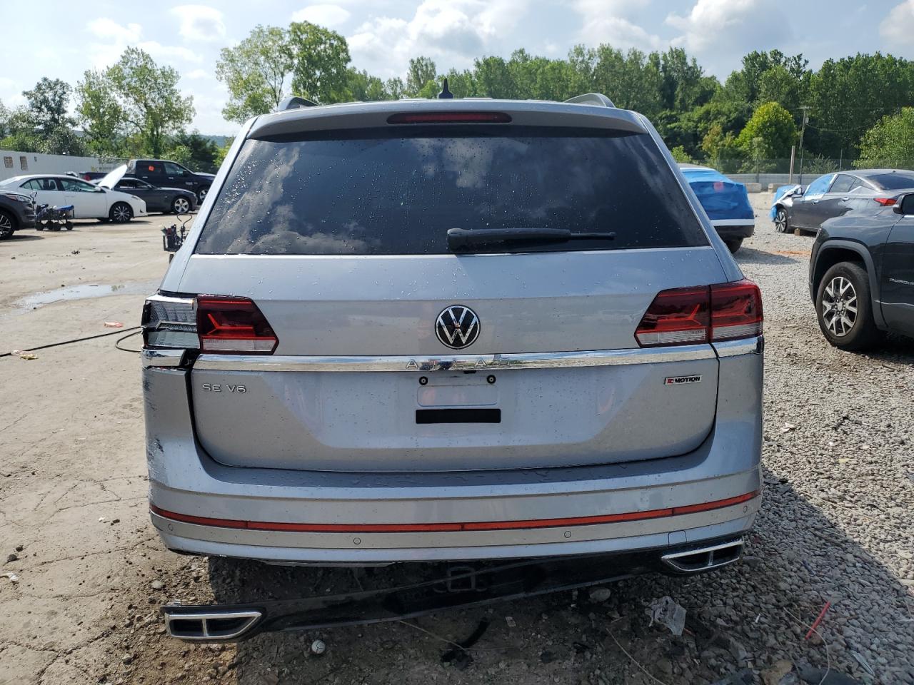 2021 Volkswagen Atlas Se Silver vin: 1V2RR2CA6MC579687