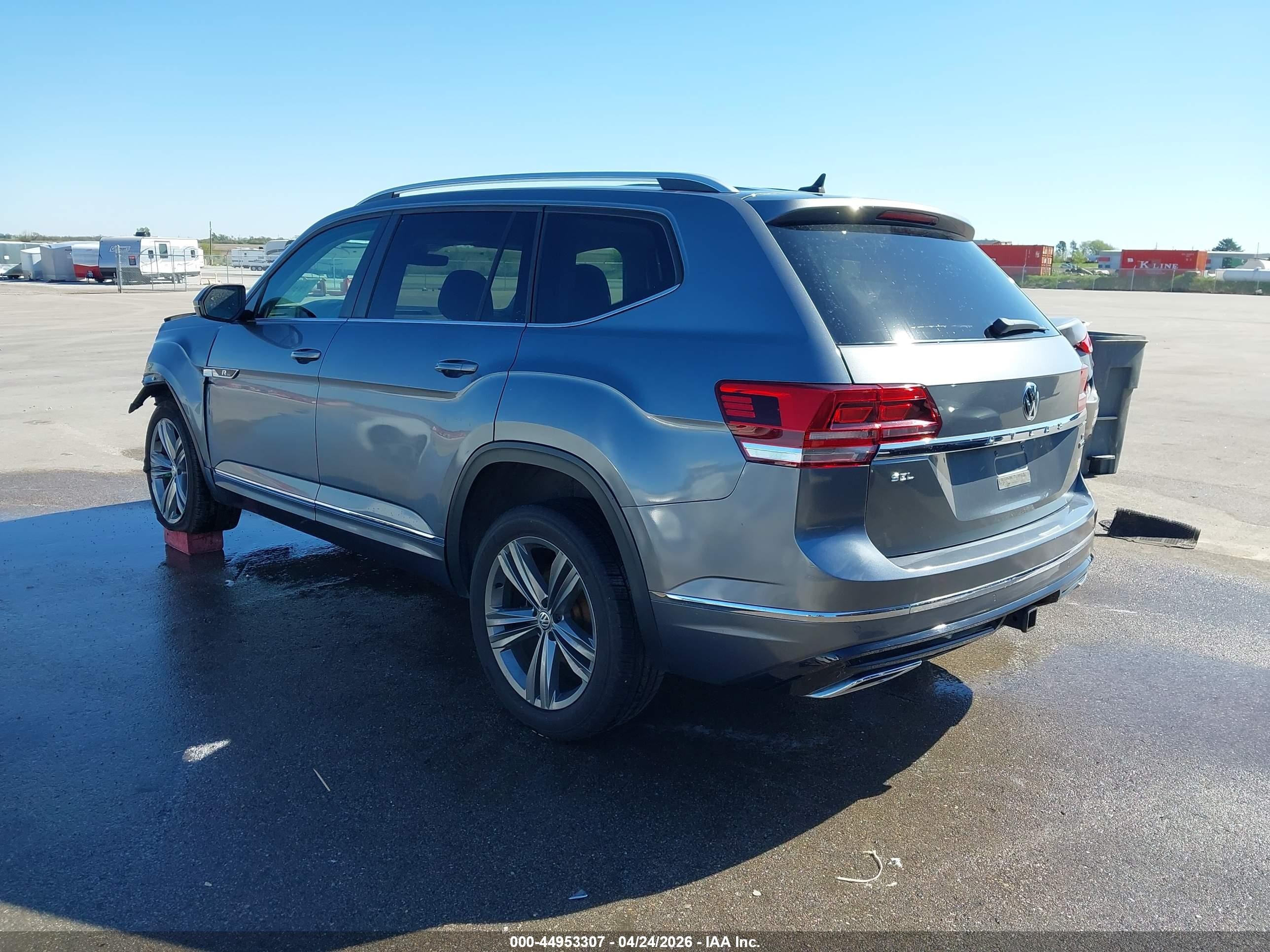2018 Volkswagen Atlas 3.6l V6 Sel Серый vin: 1V2RR2CA9JC562698