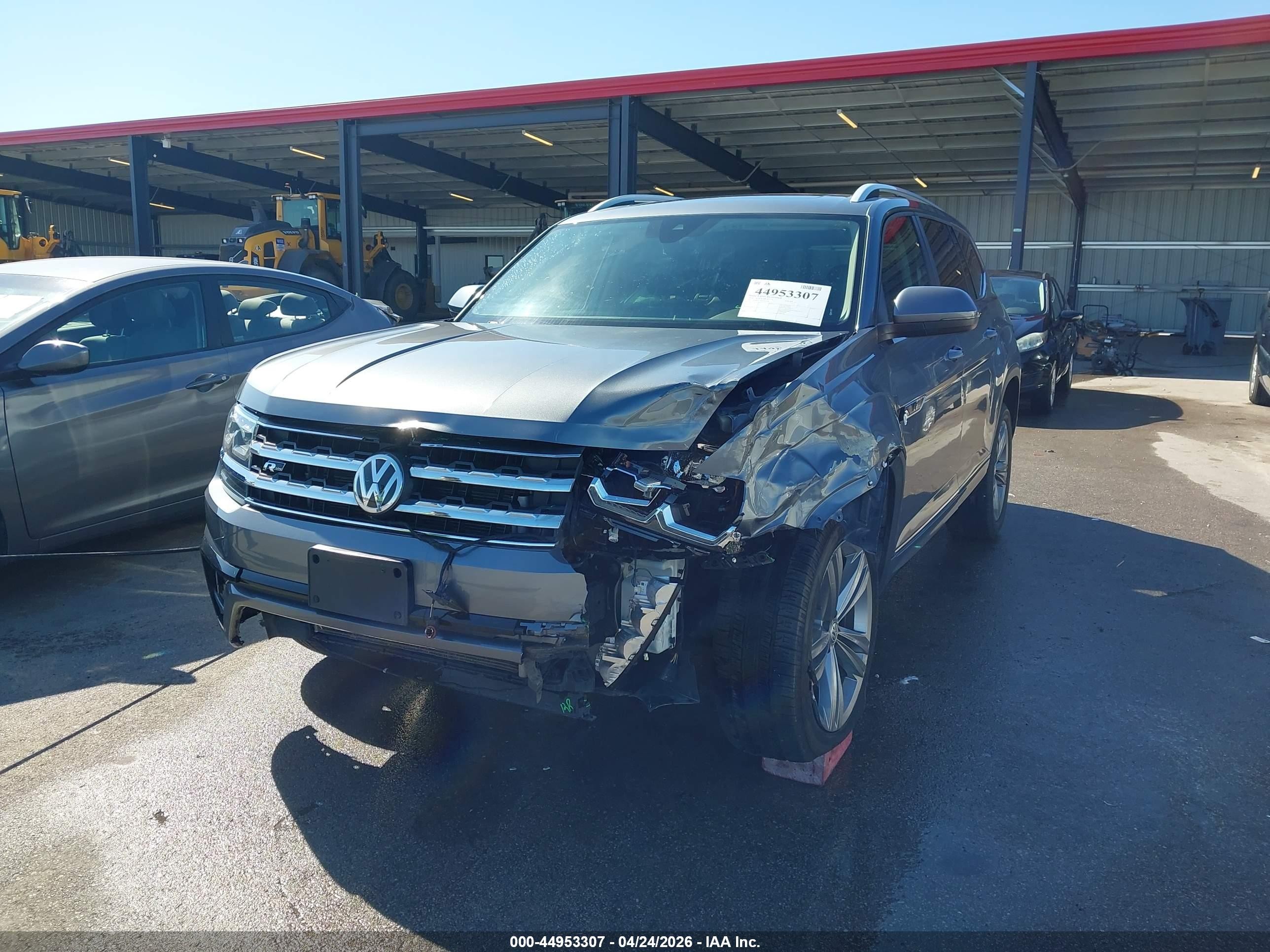 2018 Volkswagen Atlas 3.6l V6 Sel Серый vin: 1V2RR2CA9JC562698