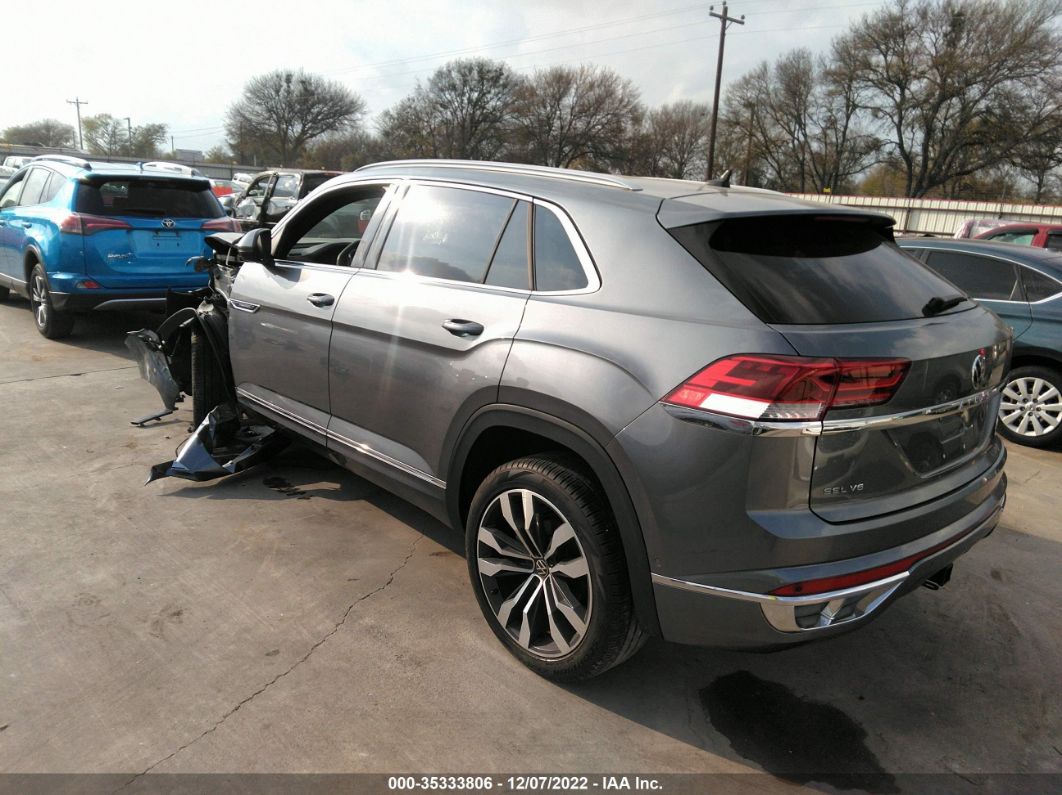 2020 Volkswagen Atlas Cross Sport 3.6l V6 Sel Premium Gray vin: 1V2TE2CA7LC231235