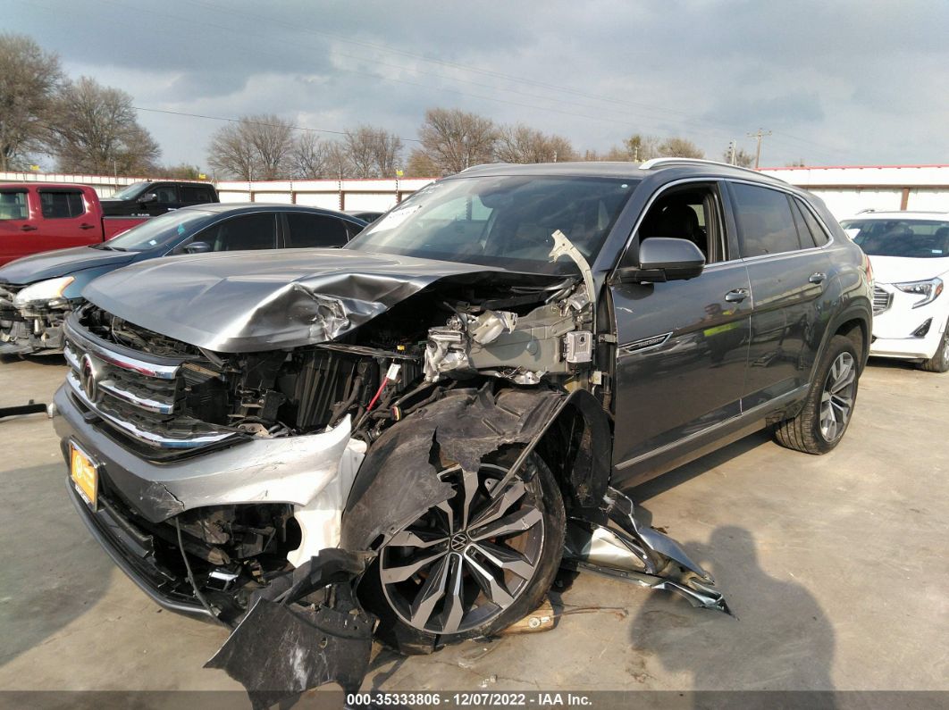 2020 Volkswagen Atlas Cross Sport 3.6l V6 Sel Premium Gray vin: 1V2TE2CA7LC231235