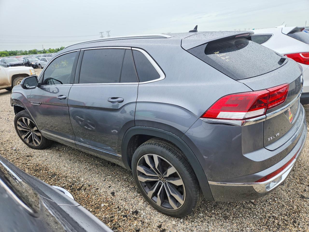 2020 Volkswagen Atlas Cross Sport Sel Premium R-line Gray vin: 1V2TE2CA7LC231235