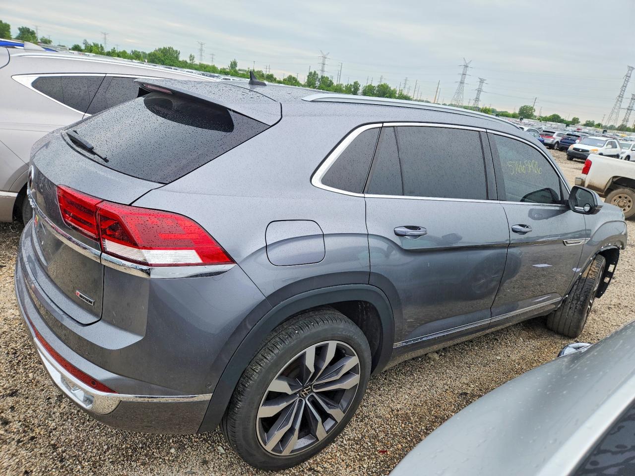 2020 Volkswagen Atlas Cross Sport Sel Premium R-line Gray vin: 1V2TE2CA7LC231235