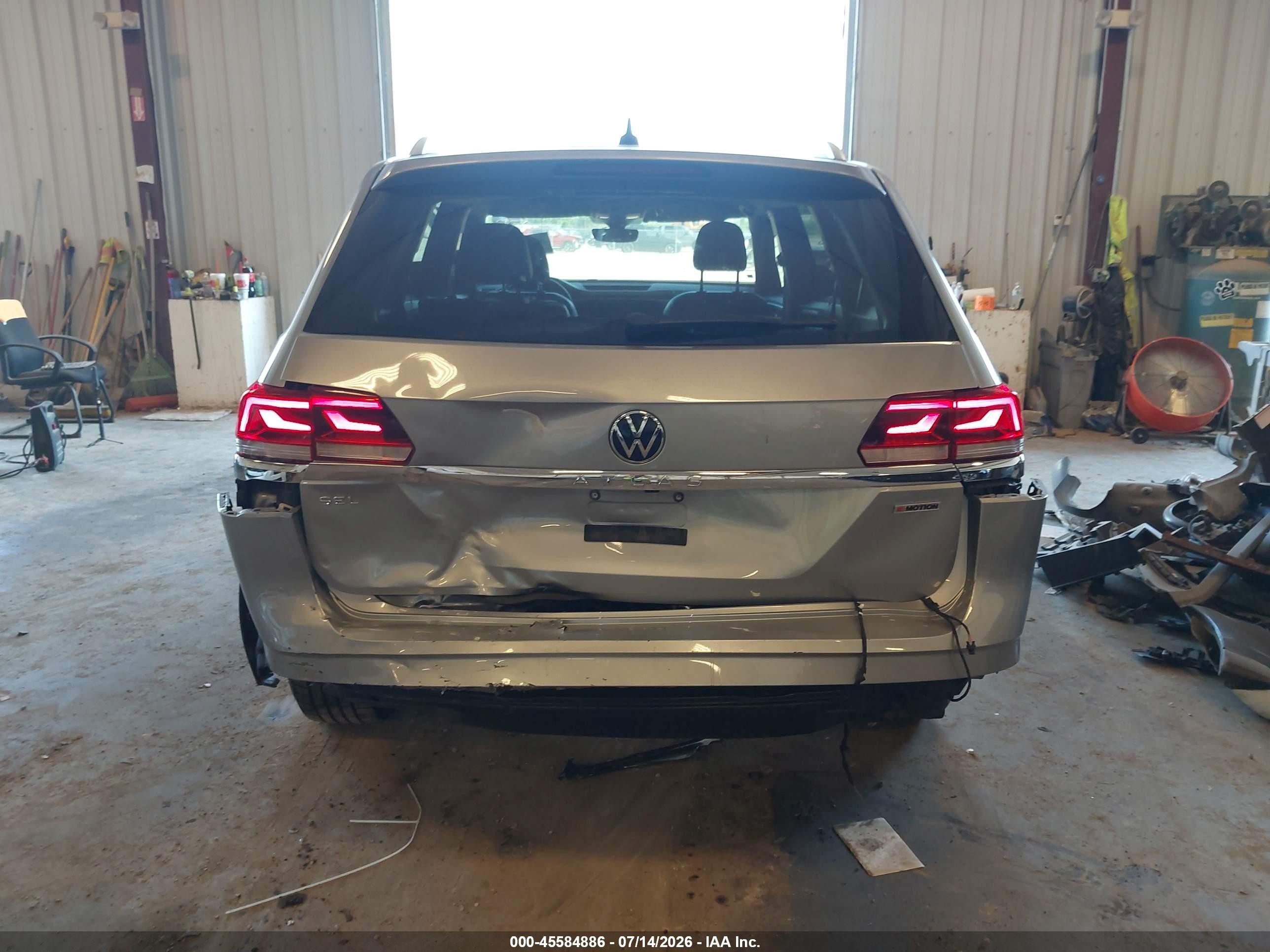 2021 Volkswagen Atlas 2.0t Sel Premium Silver vin: 1V2TP2CA6MC608195
