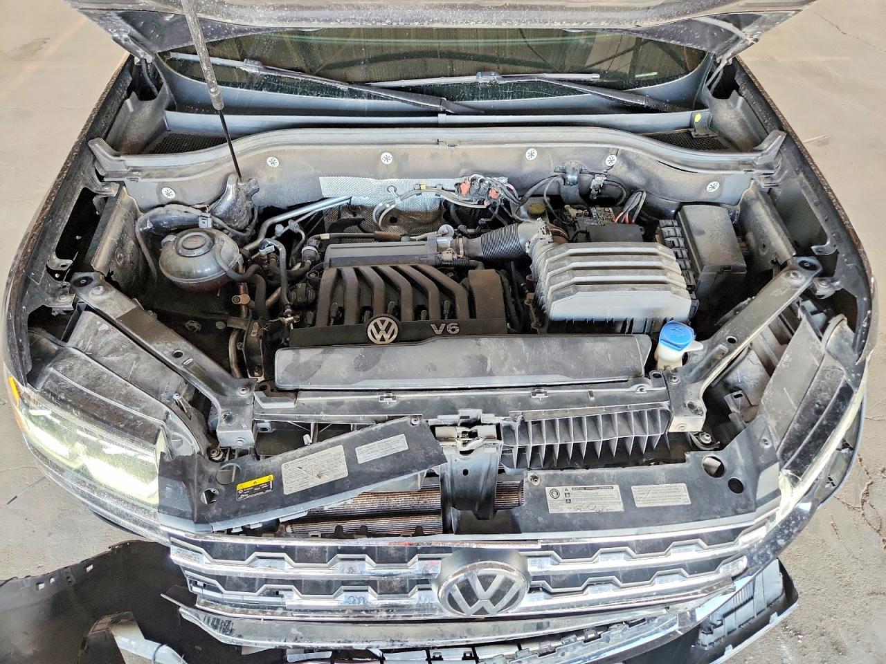 2019 Volkswagen Atlas Se Black vin: 1V2UR2CA5KC503336