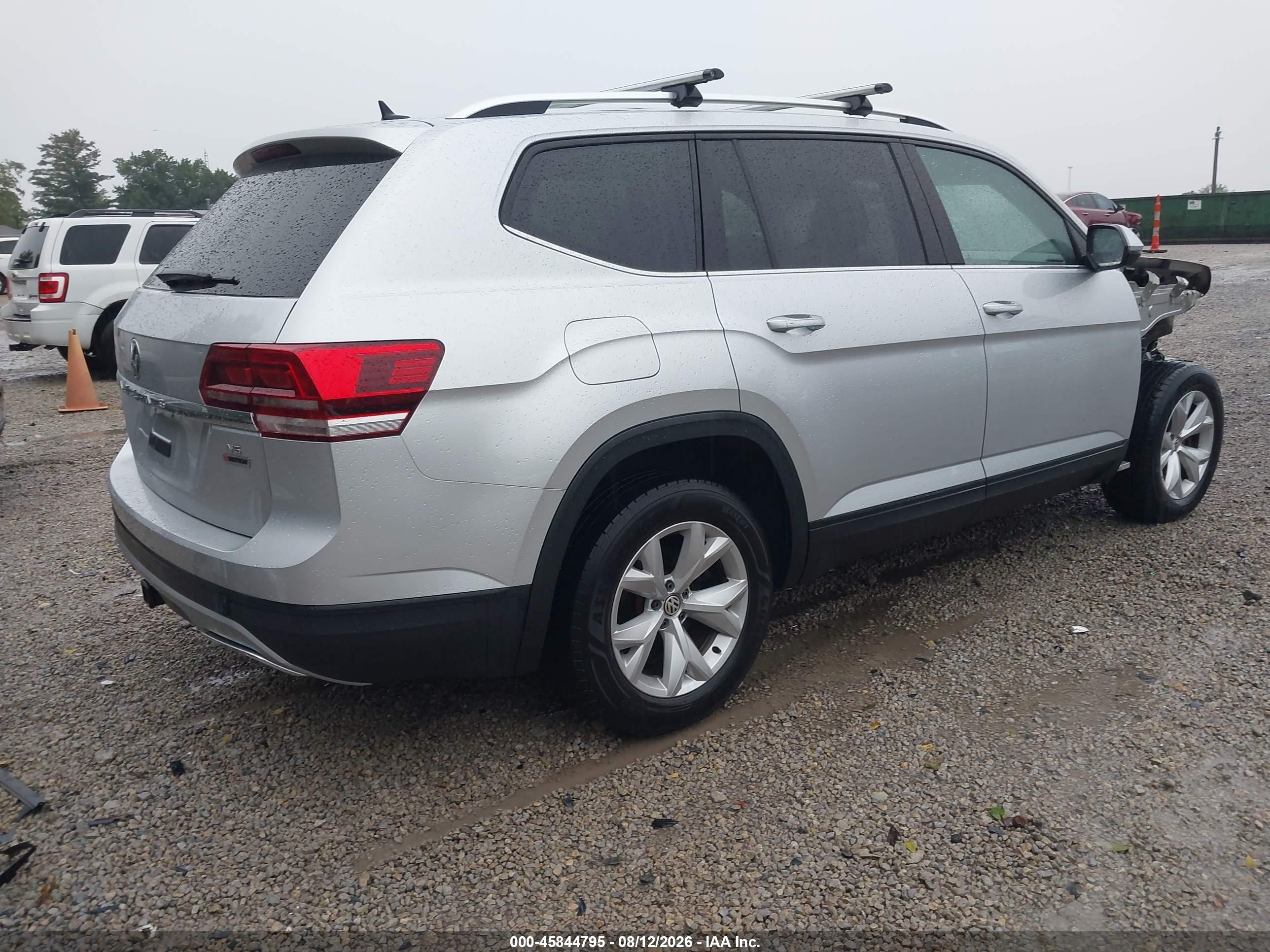 2019 Volkswagen Atlas 3.6l V6 Se W/technology Silver vin: 1V2UR2CA6KC554411