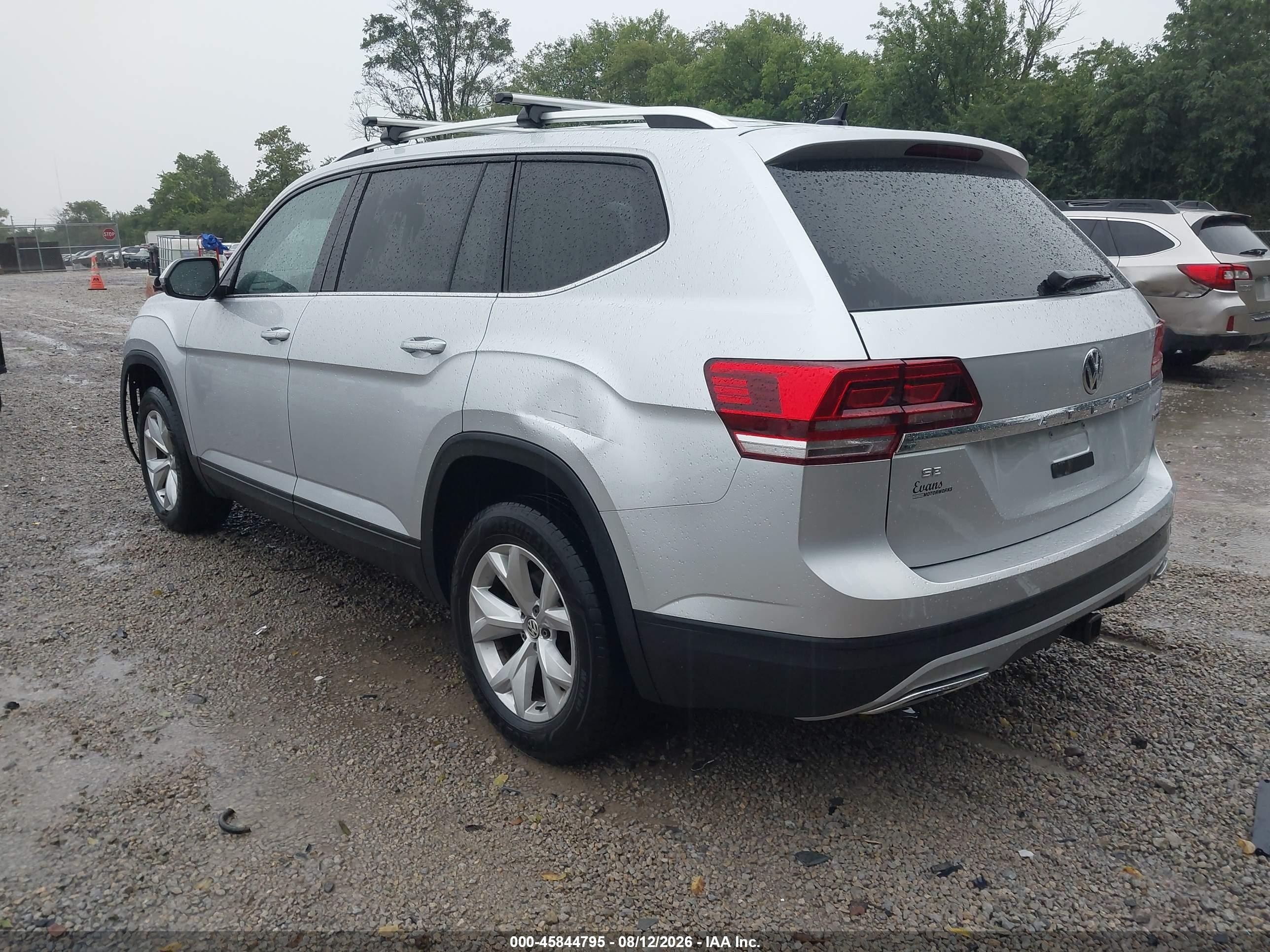 2019 Volkswagen Atlas 3.6l V6 Se W/technology Silver vin: 1V2UR2CA6KC554411