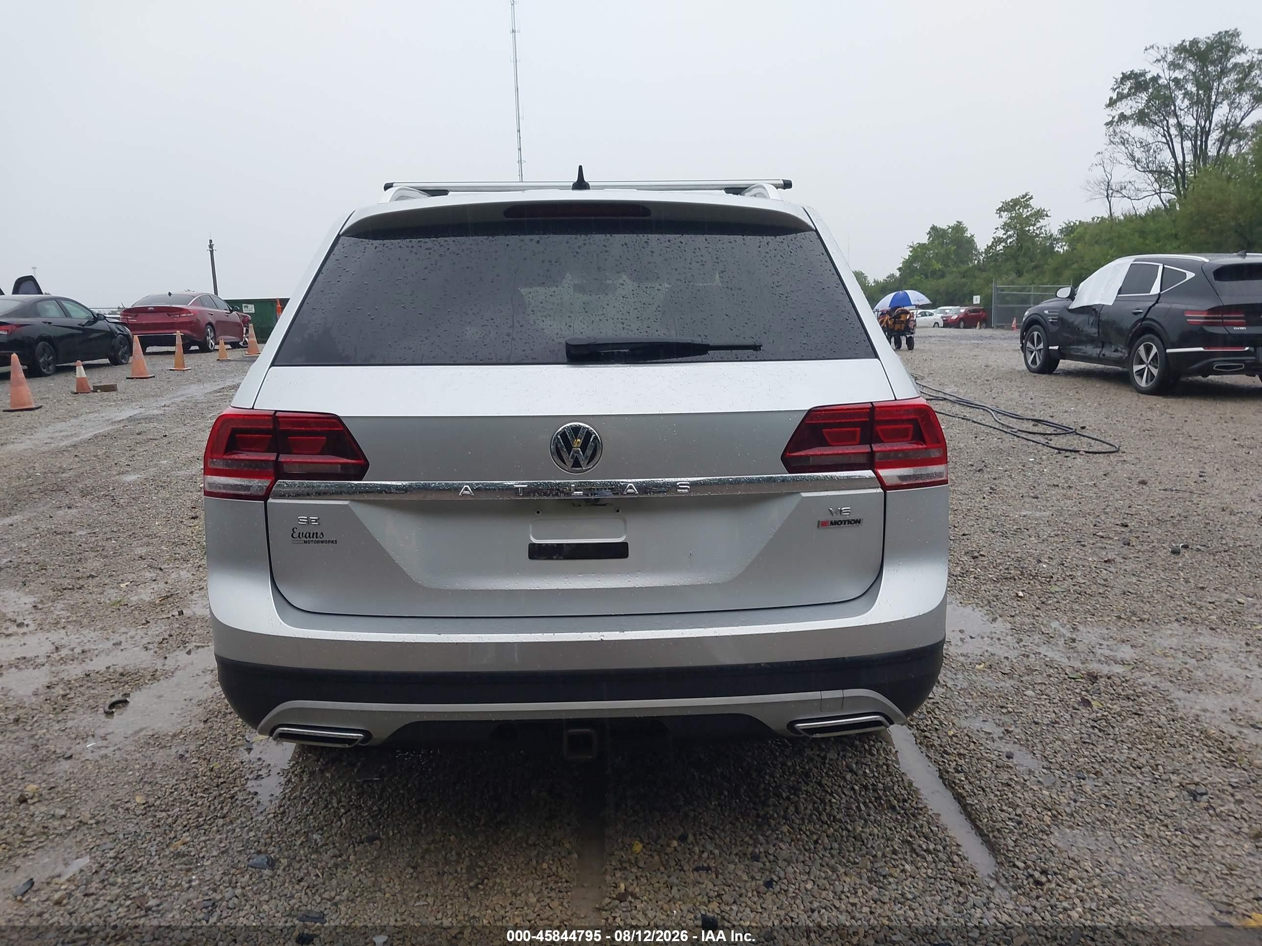 2019 Volkswagen Atlas 3.6l V6 Se W/technology Silver vin: 1V2UR2CA6KC554411