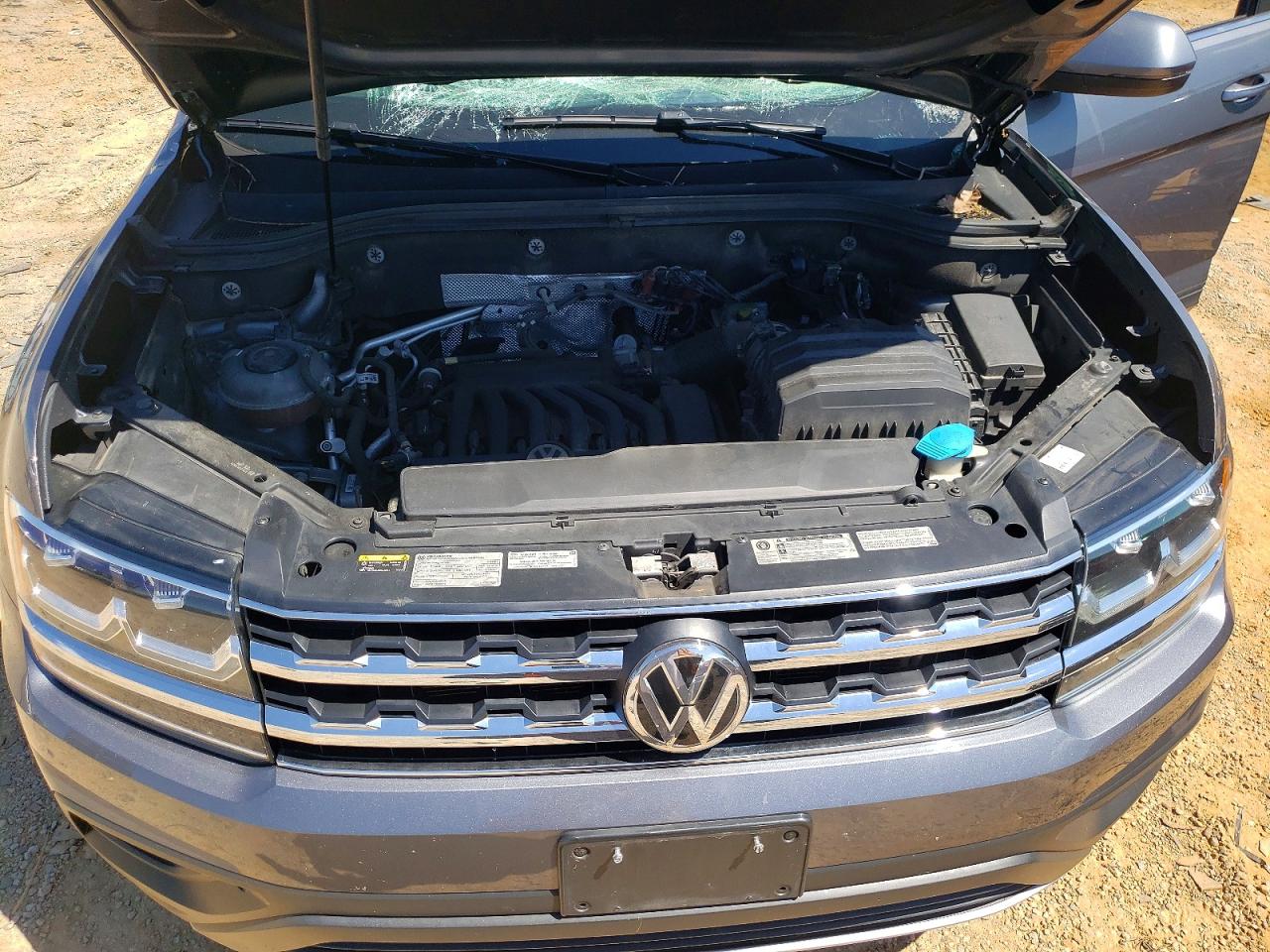2019 Volkswagen Atlas Se Gray vin: 1V2UR2CA7KC564283