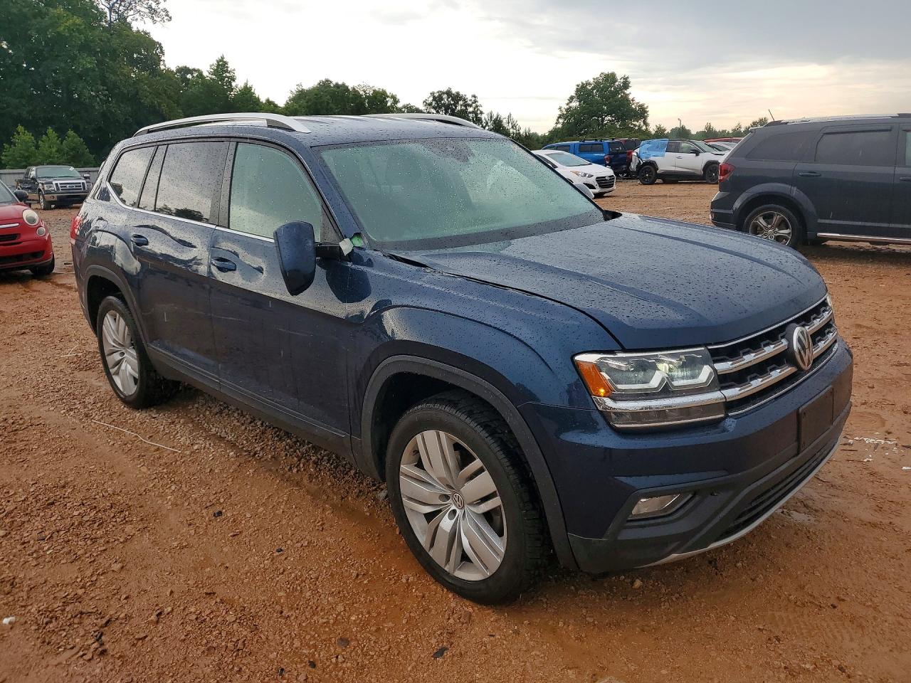 2019 Volkswagen Atlas Se Blue vin: 1V2UR2CA9KC530815