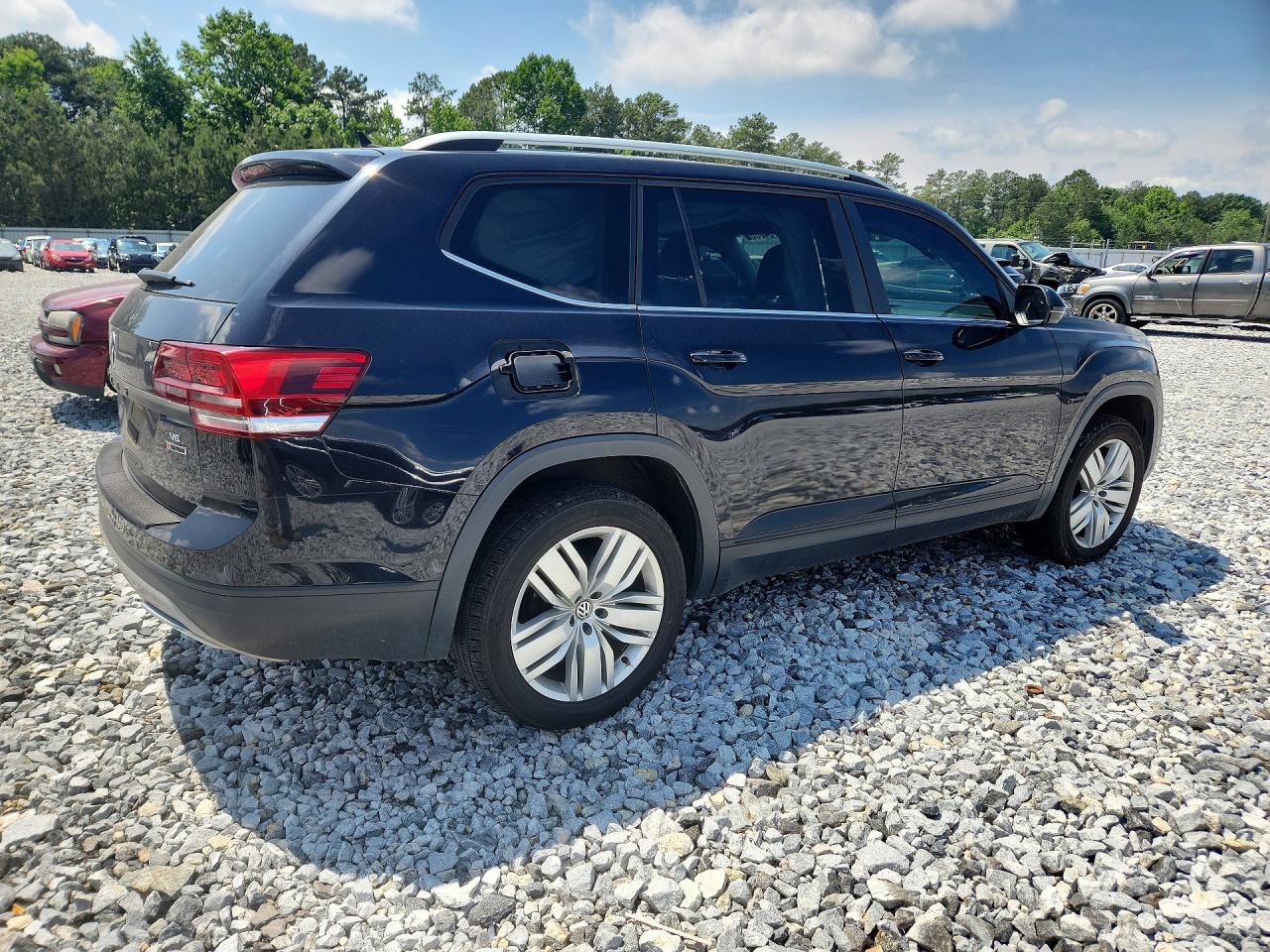 2019 Volkswagen Atlas Se Black vin: 1V2UR2CA9KC544083