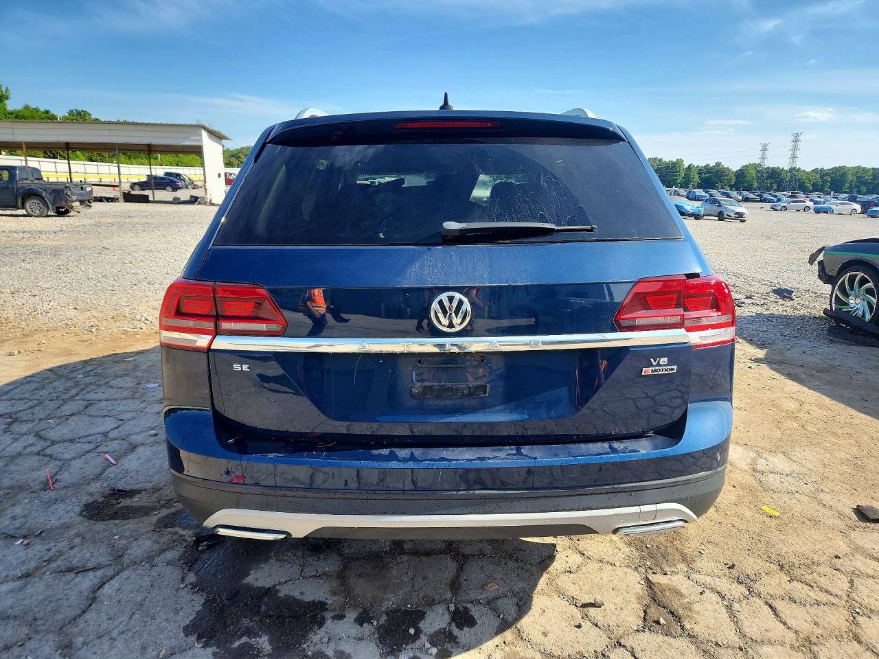 2019 Volkswagen Atlas Se Blue vin: 1V2UR2CAXKC565802