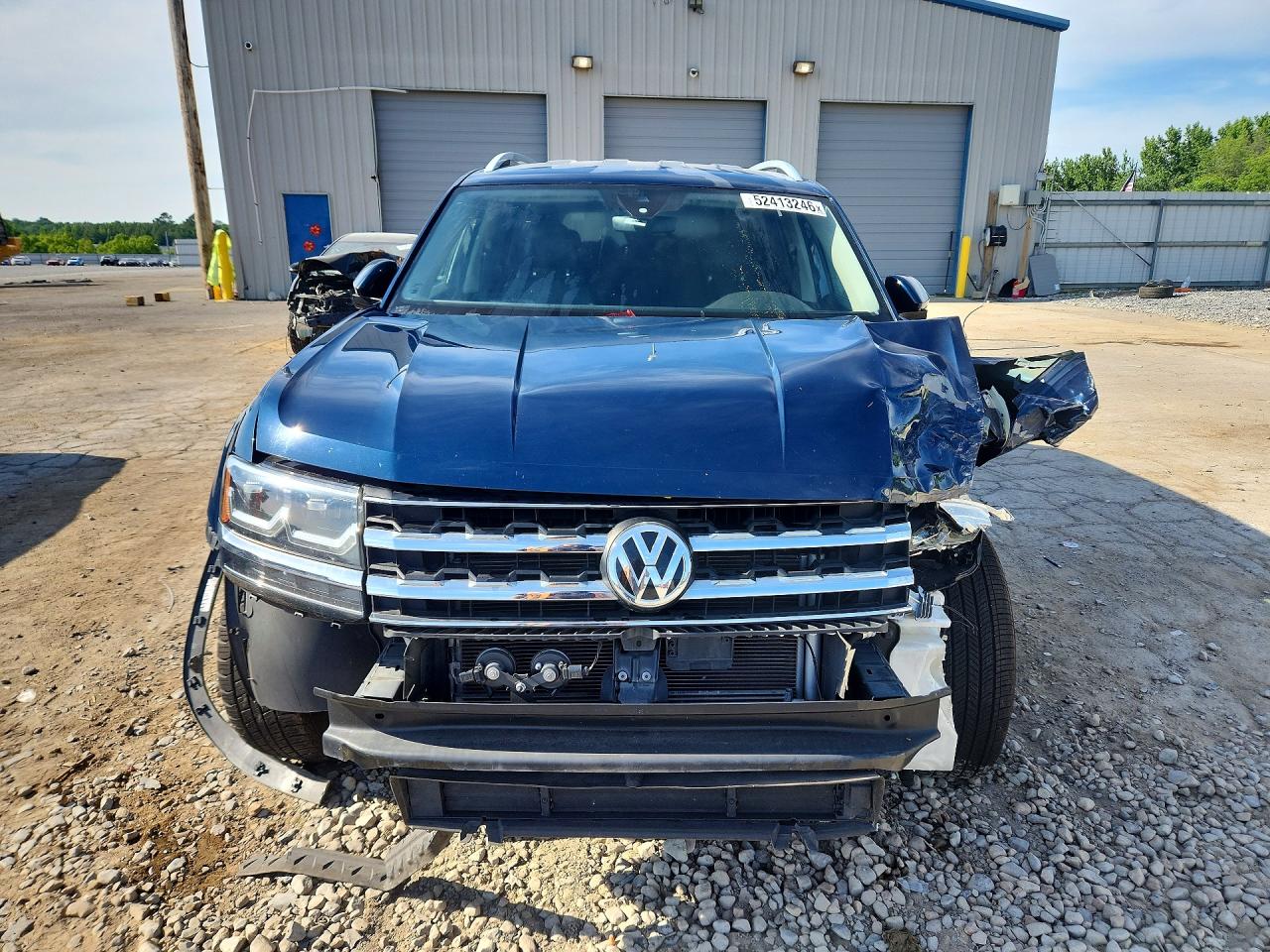 2019 Volkswagen Atlas Se Blue vin: 1V2UR2CAXKC565802