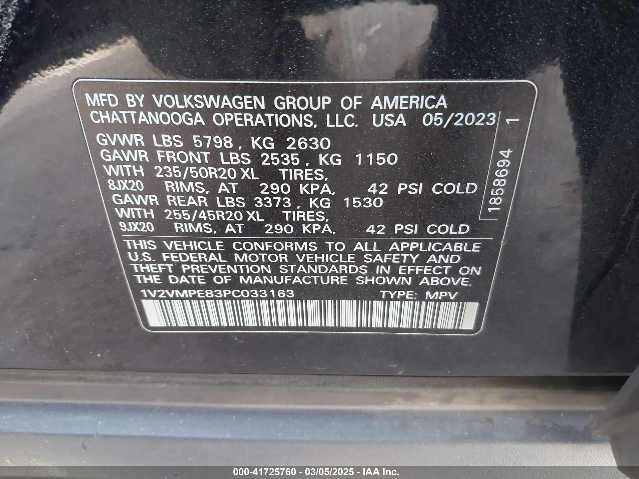 2023 Volkswagen Id.4 Pro/pro S Black vin: 1V2VMPE83PC033163
