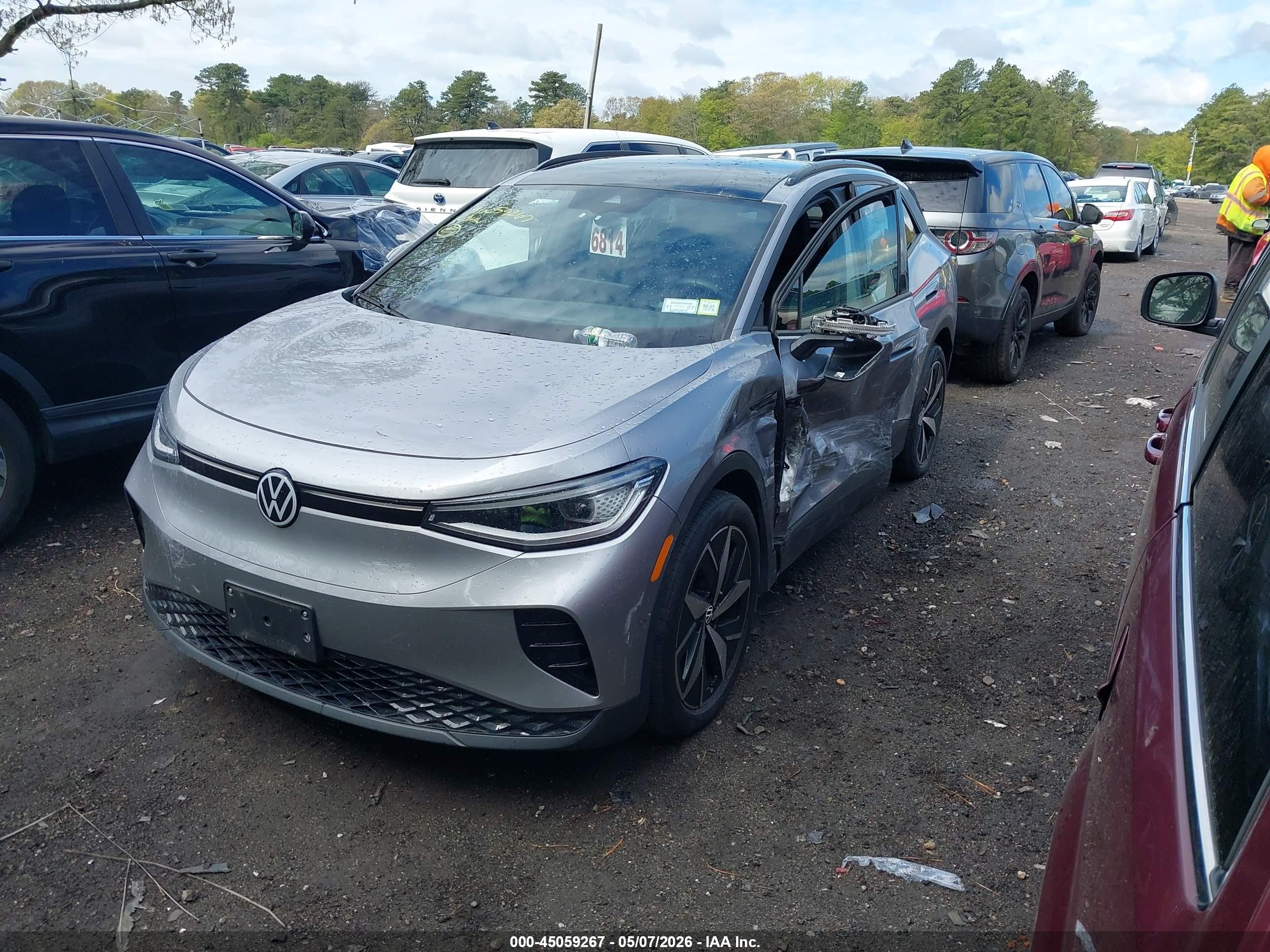2023 Volkswagen Id.4 Pro/pro S Gray vin: 1V2VMPE89PC018795