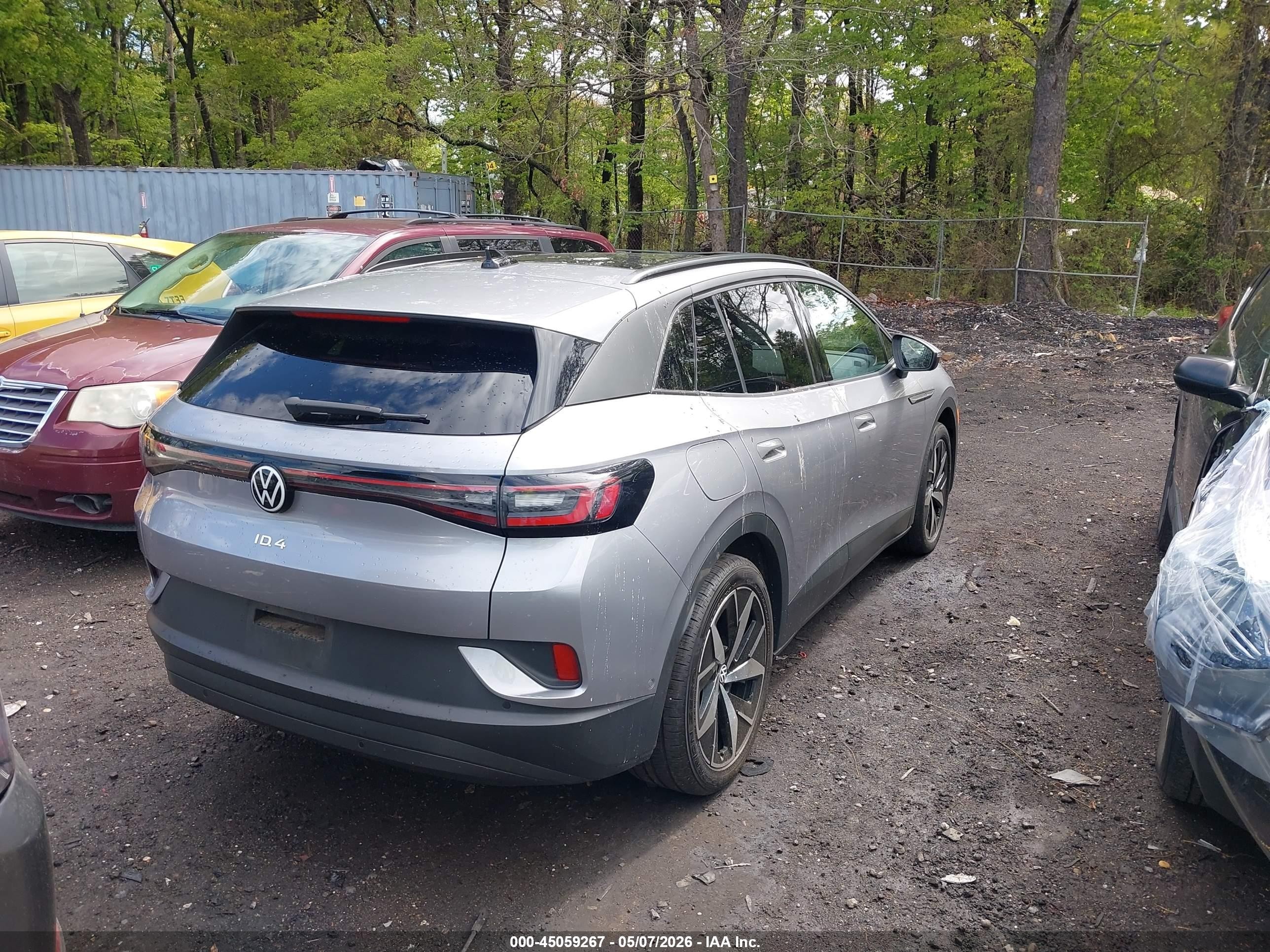 2023 Volkswagen Id.4 Pro/pro S Gray vin: 1V2VMPE89PC018795