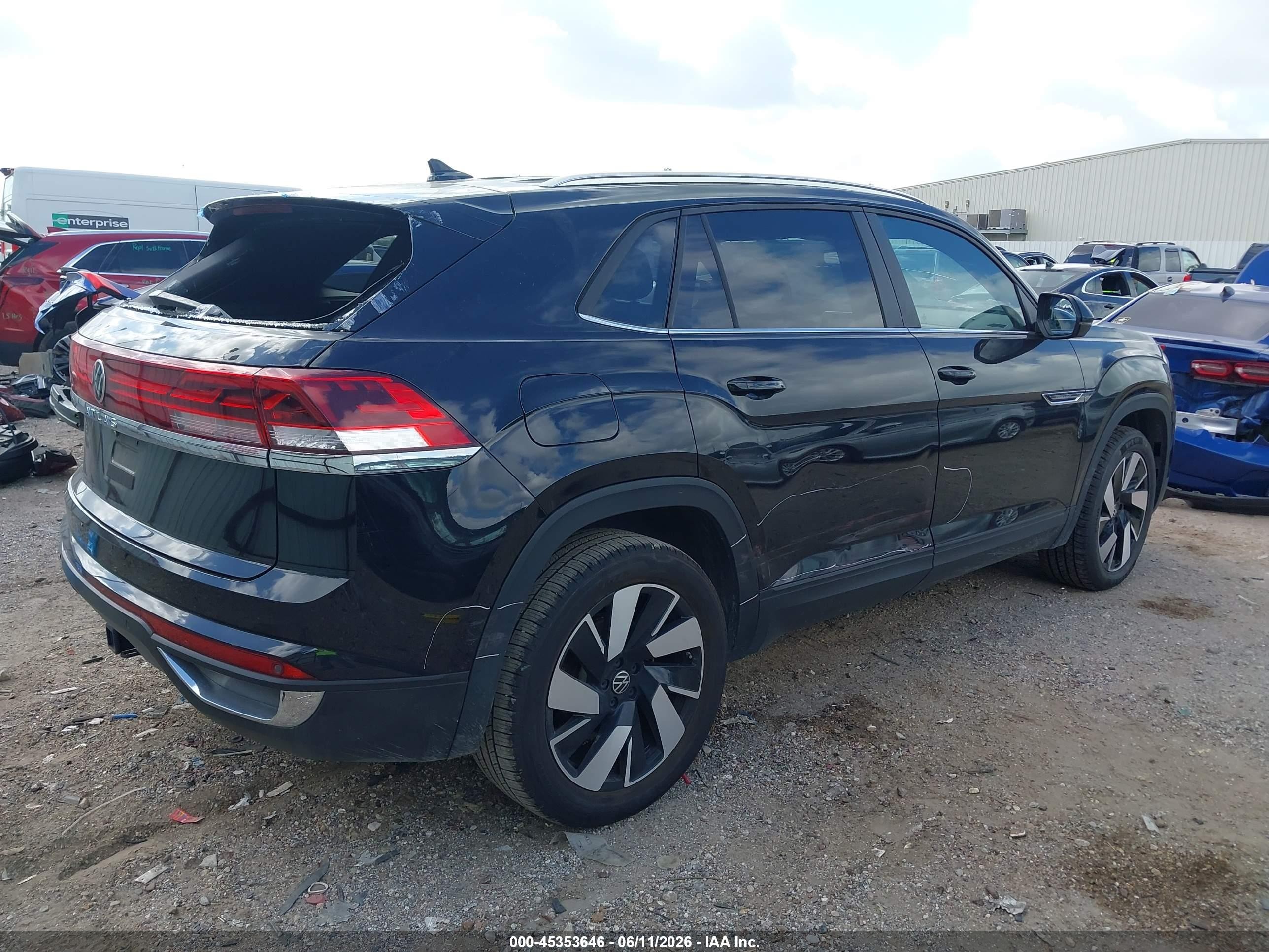 2026 Volkswagen Atlas Cross Sport Se With Technology Black vin: 1V2WC2CA5TC213769