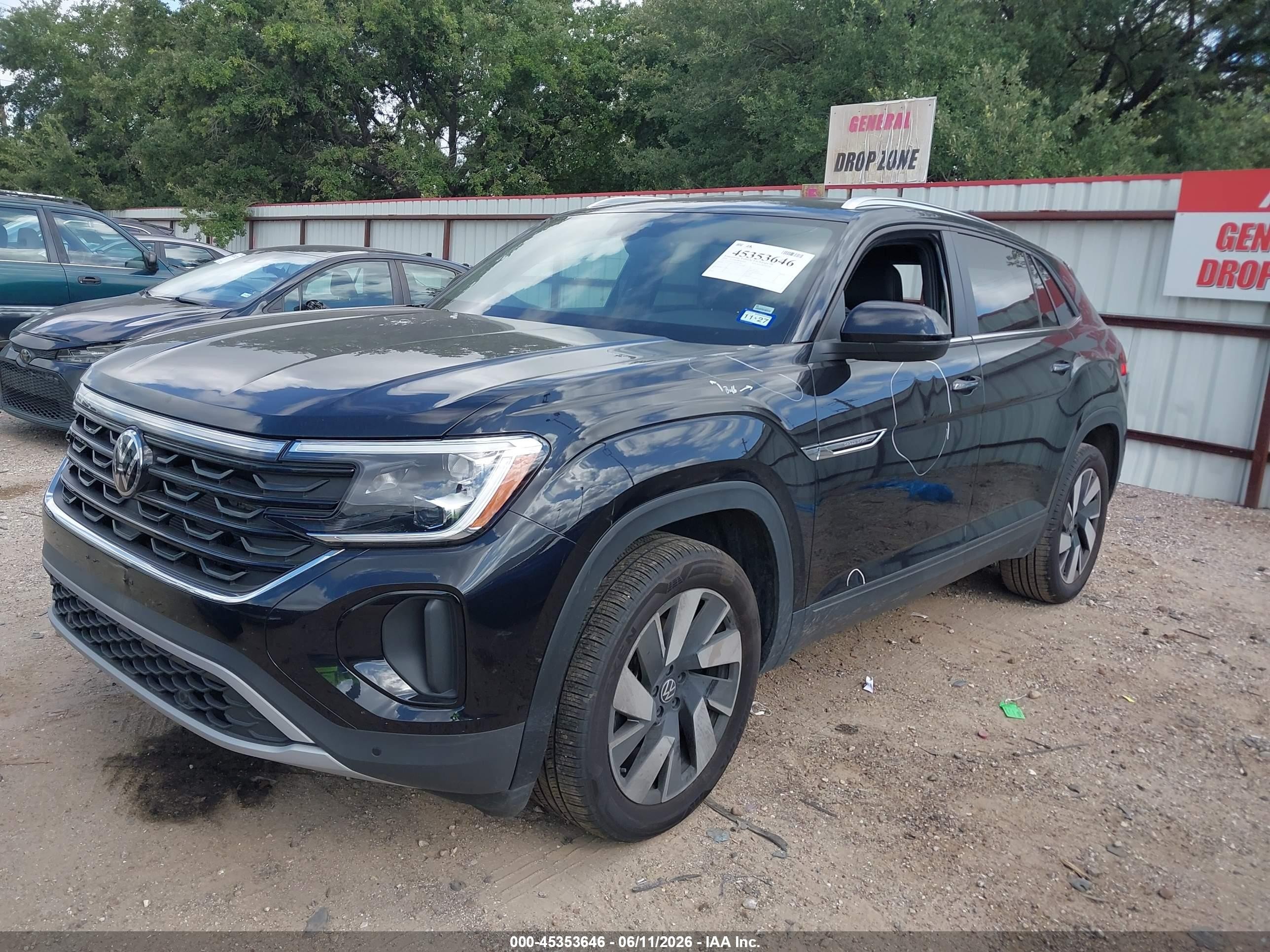 2026 Volkswagen Atlas Cross Sport Se With Technology Black vin: 1V2WC2CA5TC213769