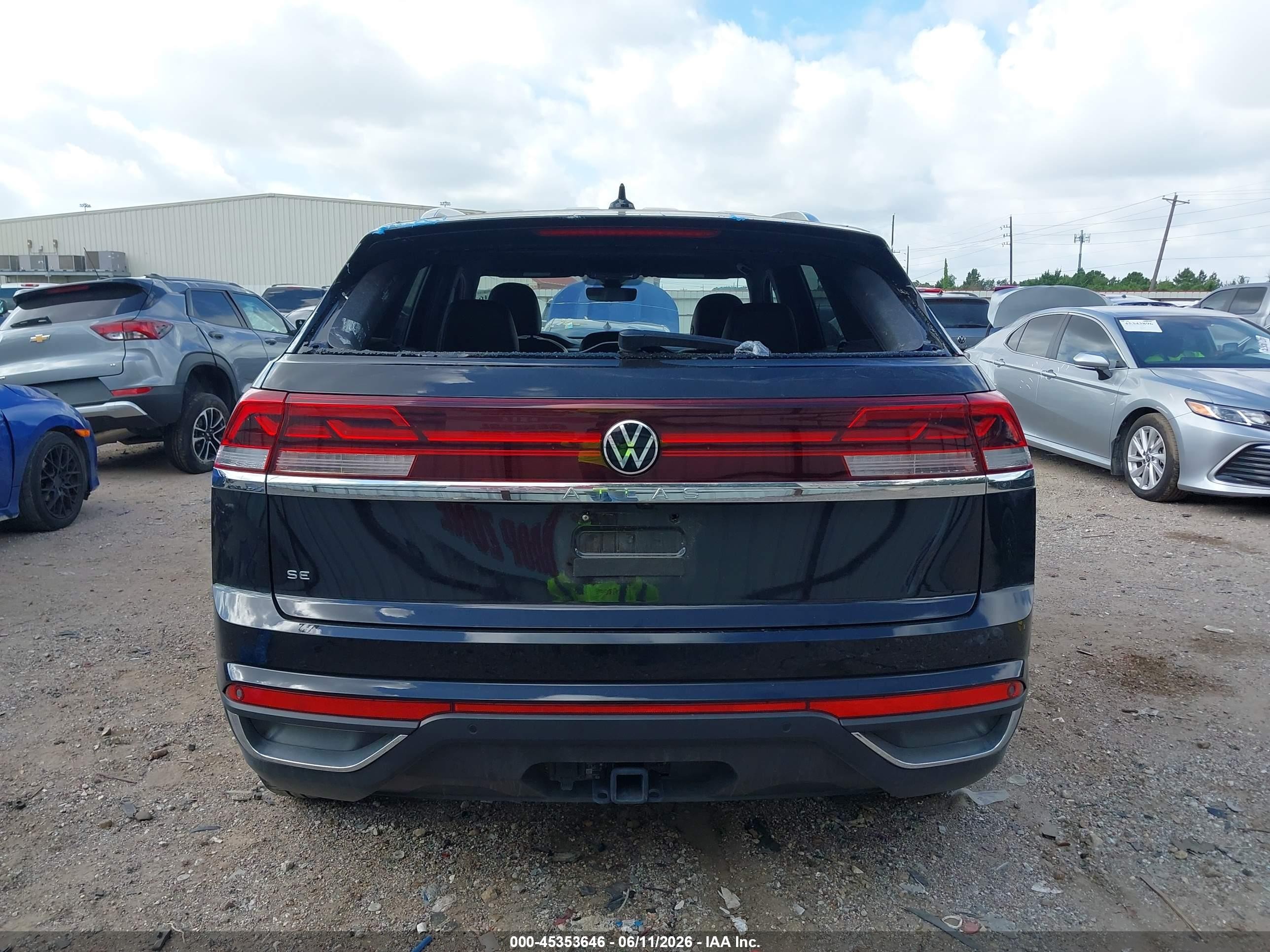 2026 Volkswagen Atlas Cross Sport Se With Technology Black vin: 1V2WC2CA5TC213769