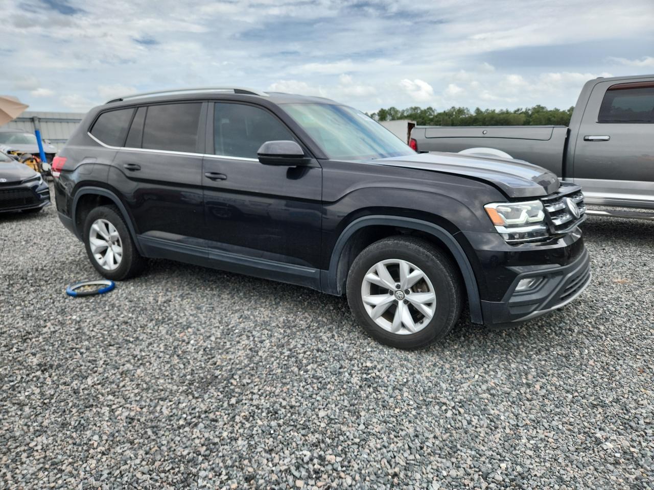2019 Volkswagen Atlas Se Черный vin: 1V2WP2CA2KC553271