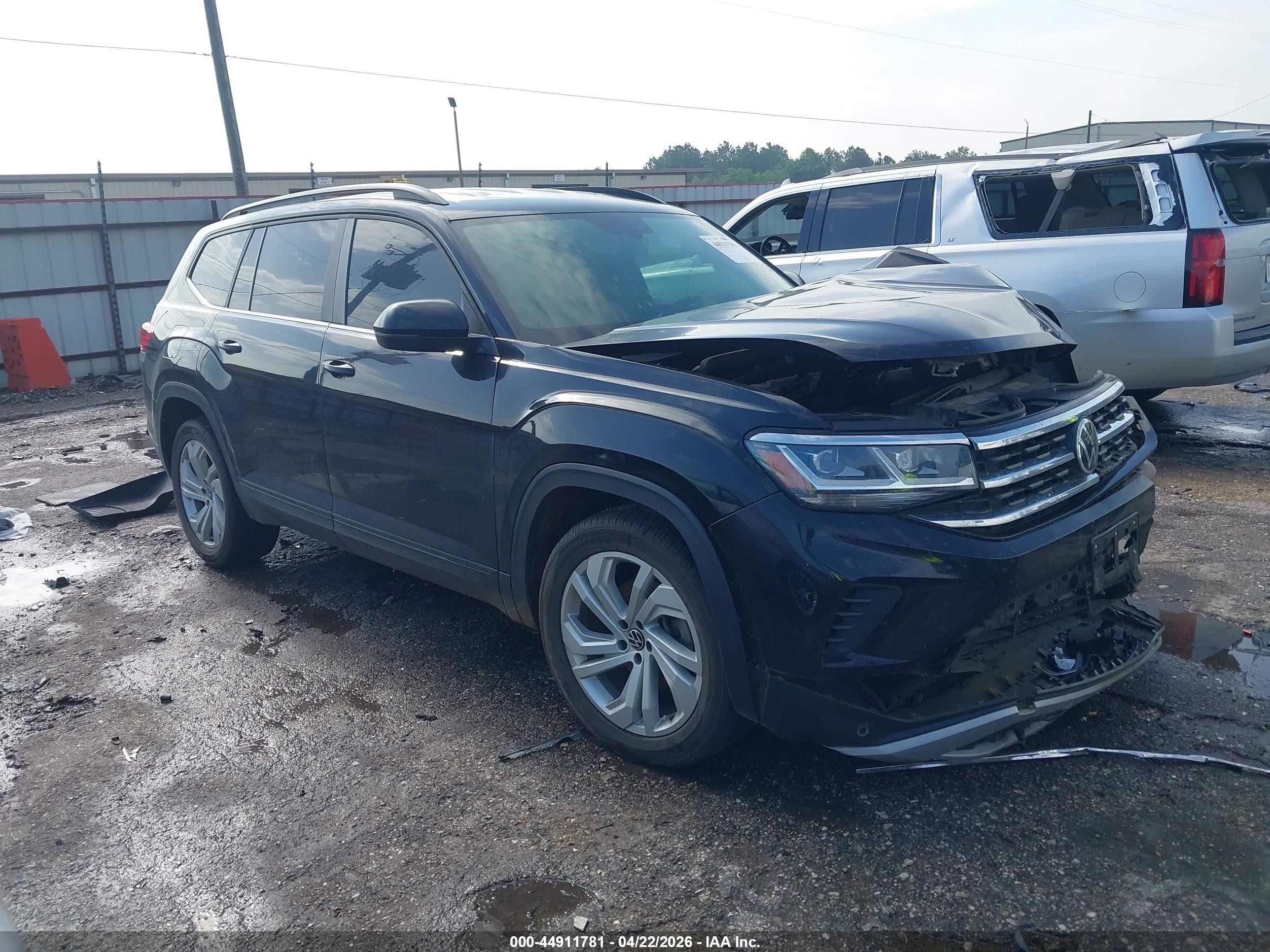 2022 Volkswagen Atlas 2.0t Se W/technology Black vin: 1V2WP2CA2NC541125