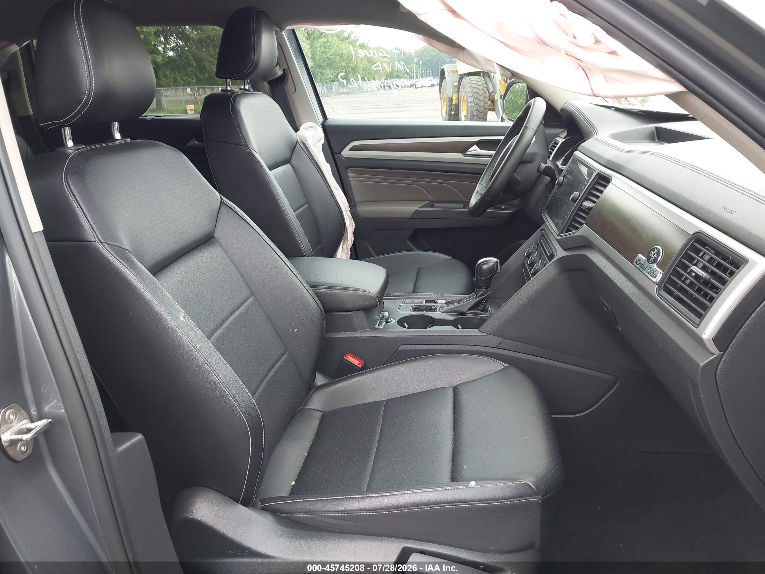 2021 Volkswagen Atlas 3.6l V6 Se W/technology Серый vin: 1V2WR2CA0MC584029