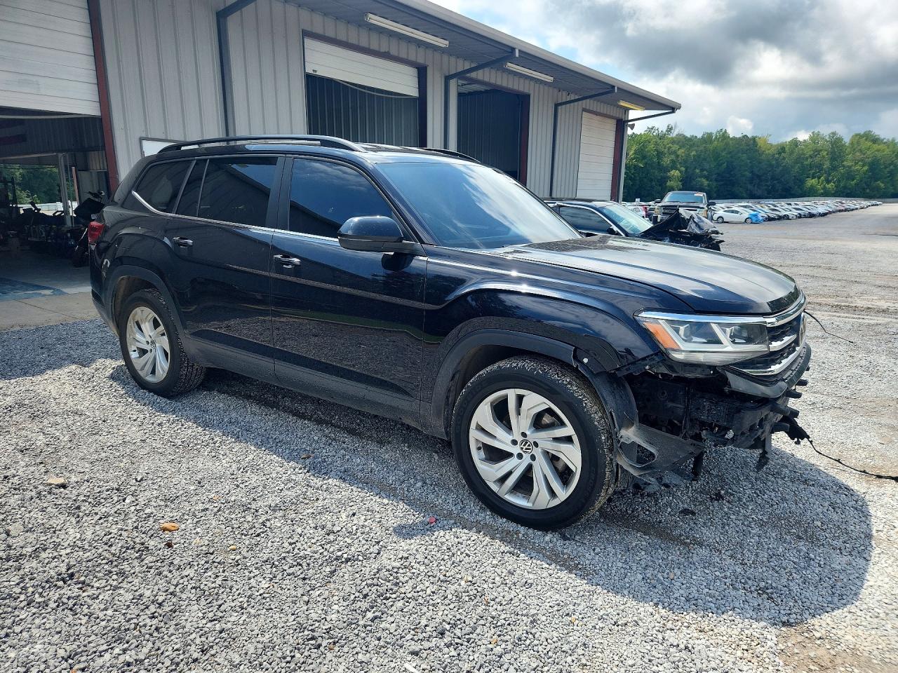 2021 Volkswagen Atlas Se Black vin: 1V2WR2CA1MC536054