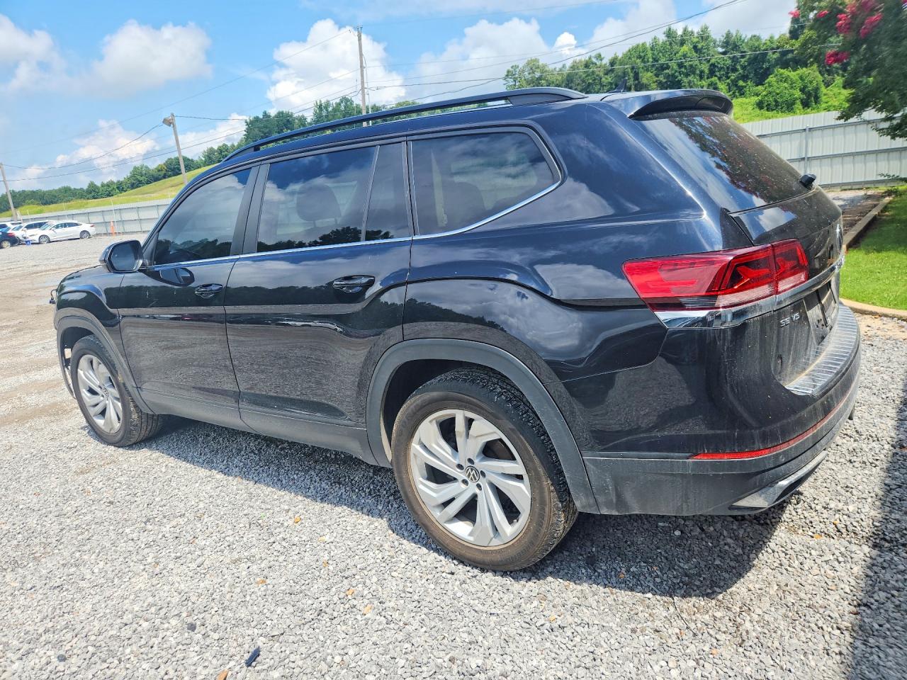 2021 Volkswagen Atlas Se Black vin: 1V2WR2CA1MC536054