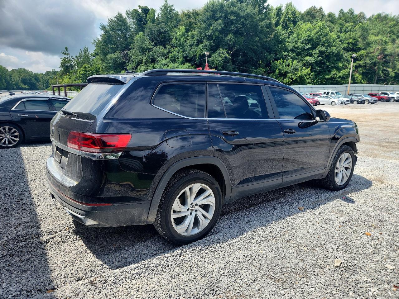 2021 Volkswagen Atlas Se Black vin: 1V2WR2CA1MC536054