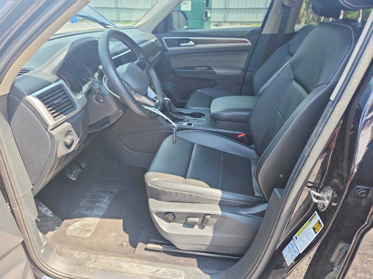 2021 Volkswagen Atlas Se Black vin: 1V2WR2CA1MC536054