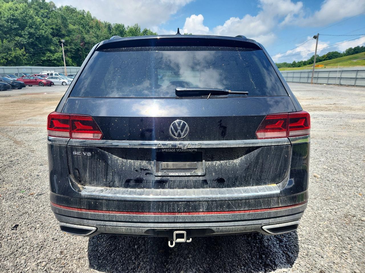 2021 Volkswagen Atlas Se Black vin: 1V2WR2CA1MC536054